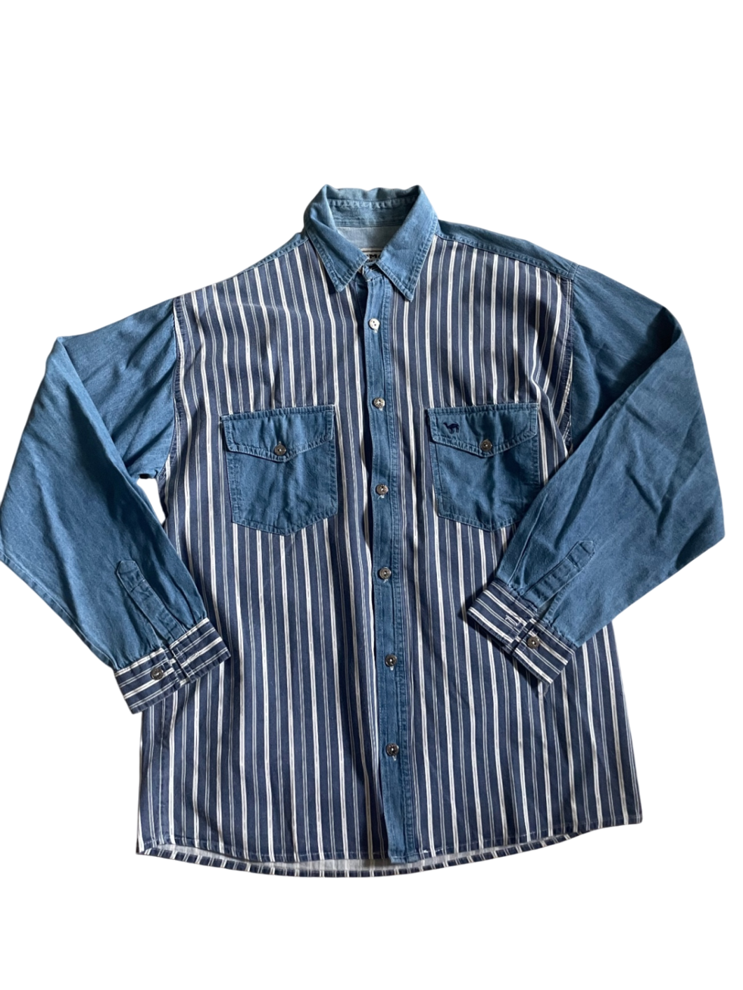 Camel Denim Shirt L 