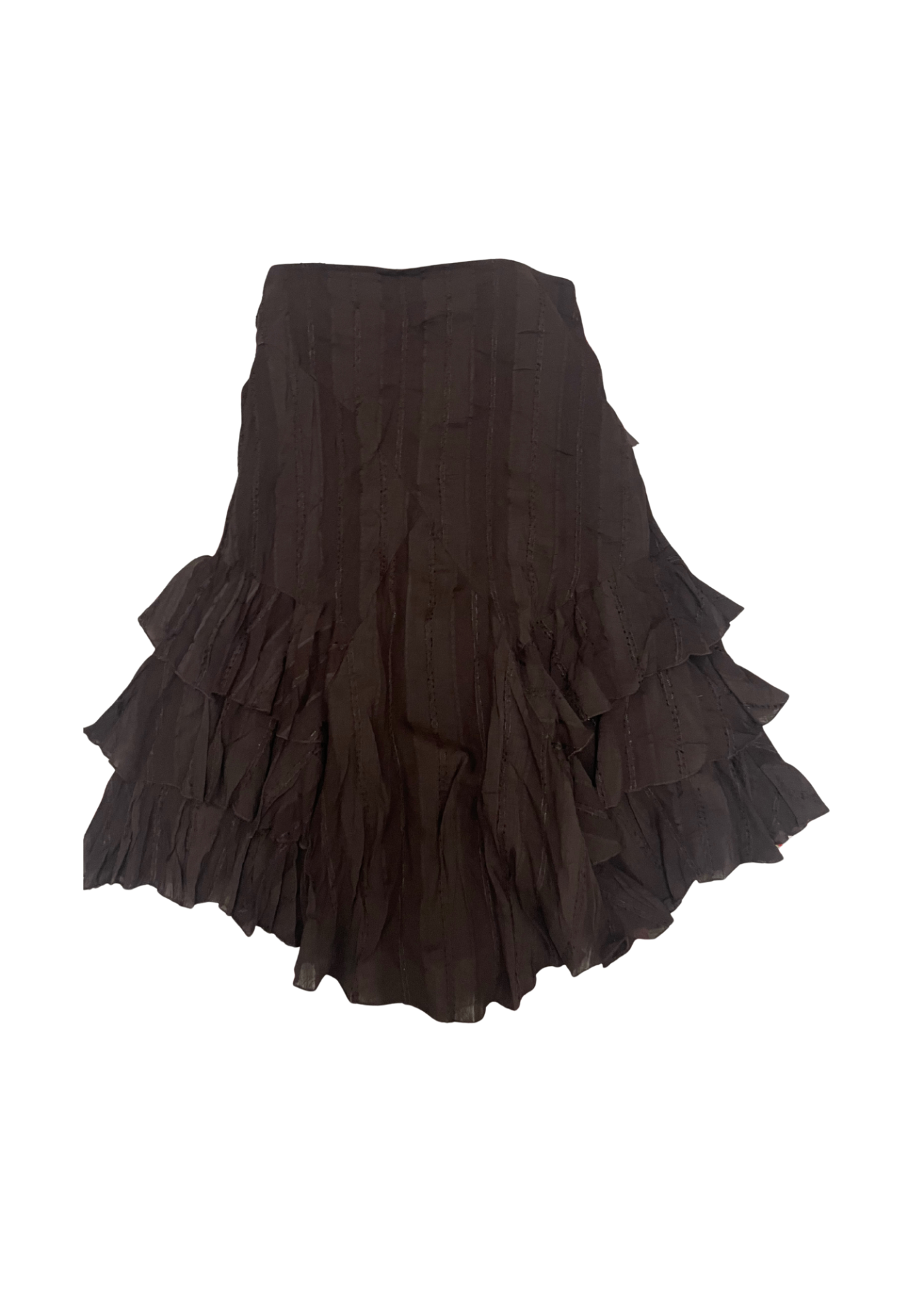 Y2k Maxi Skirt Brown M/L