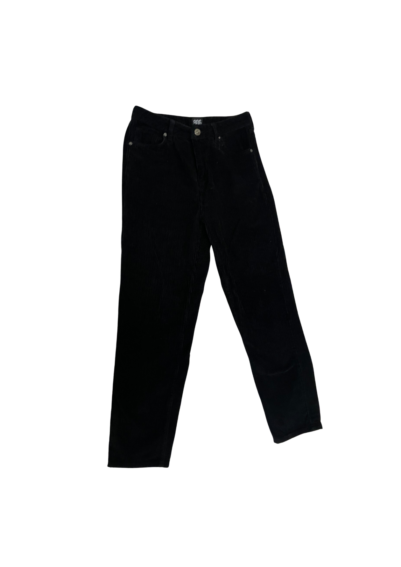 BDB Mom Fit W28L30 Cord Schwarz