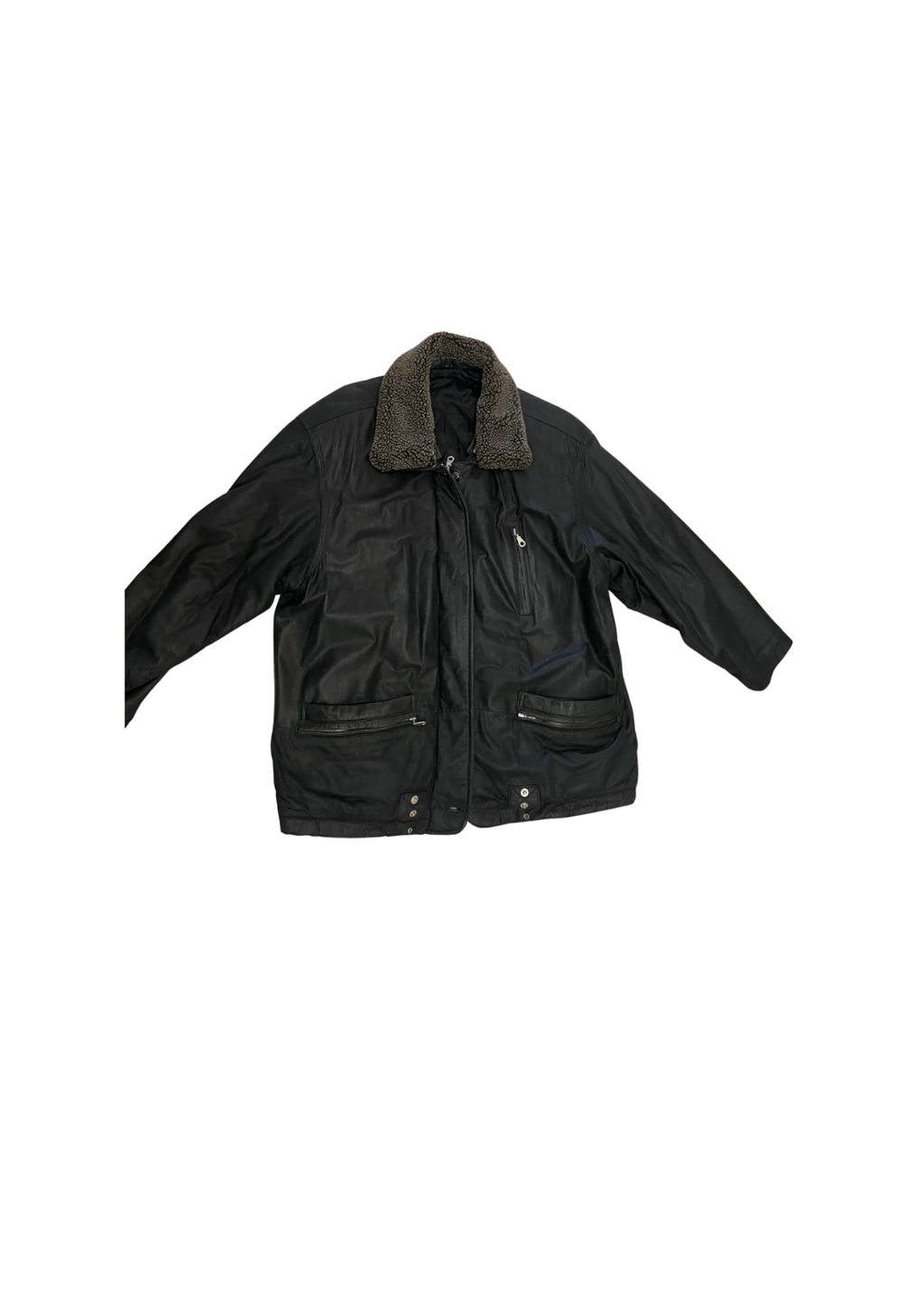 Pilot Leather Jacket L