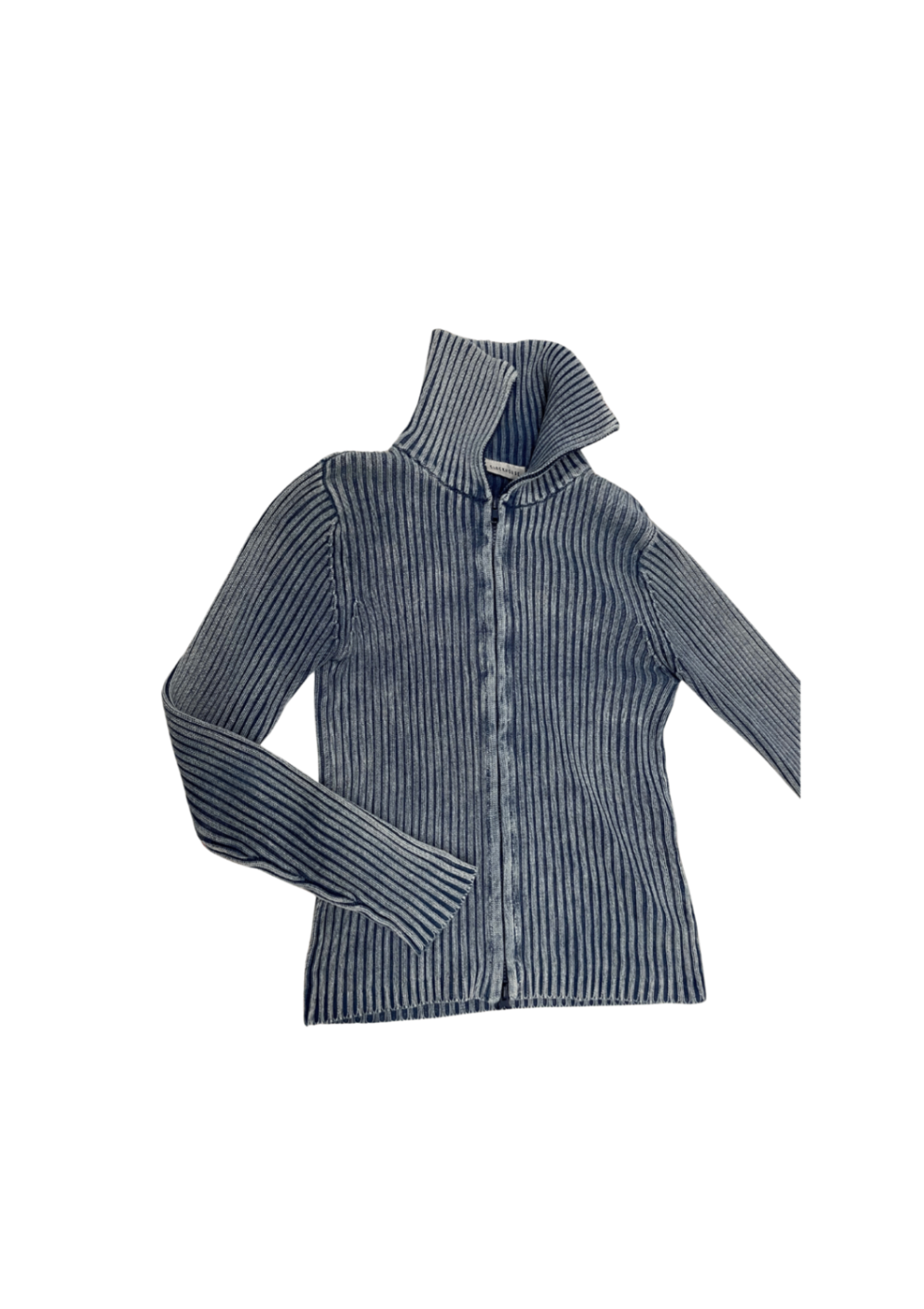Y2K ribbed zip Cardigan 38