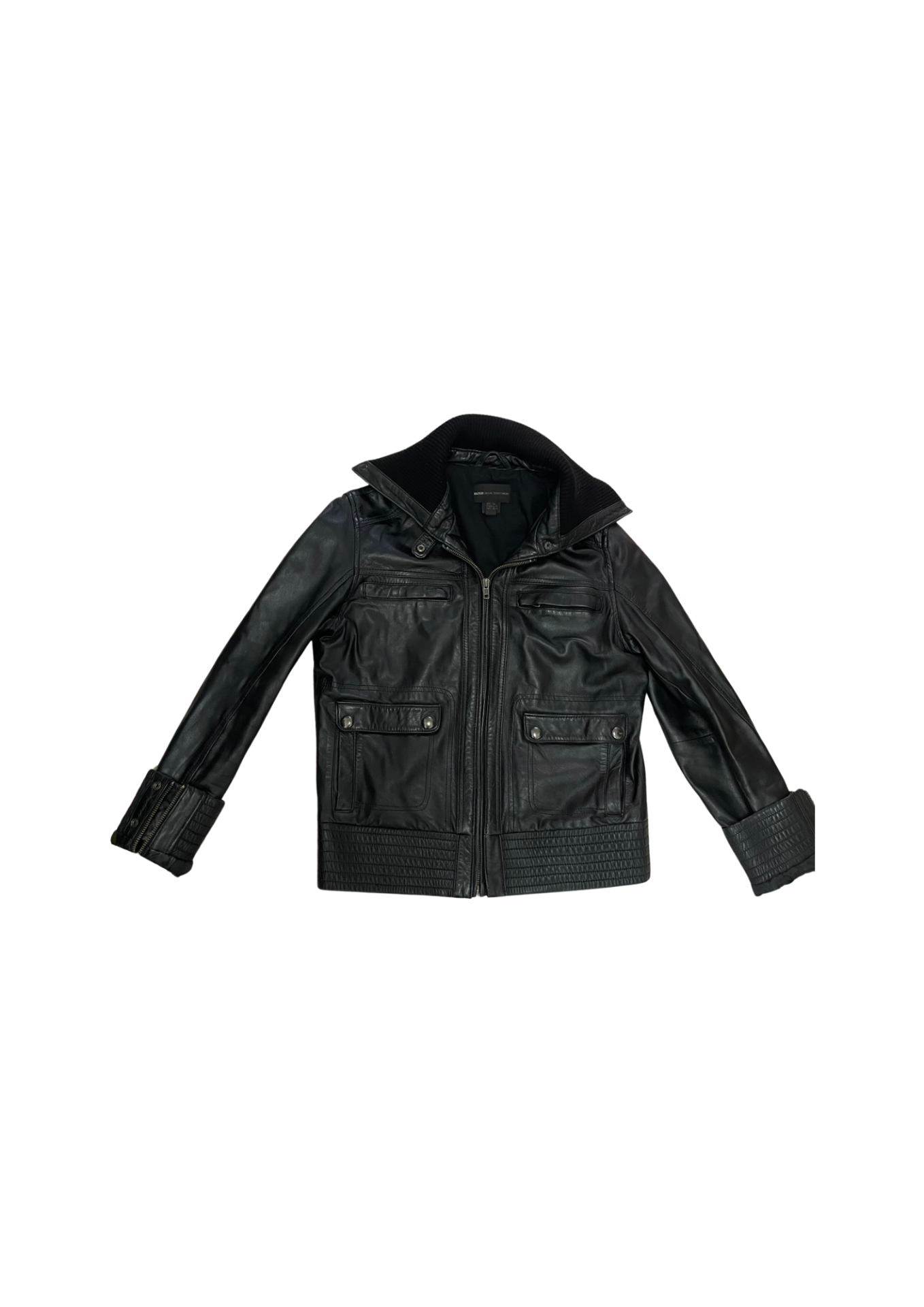 Mango Leather Jacket L 