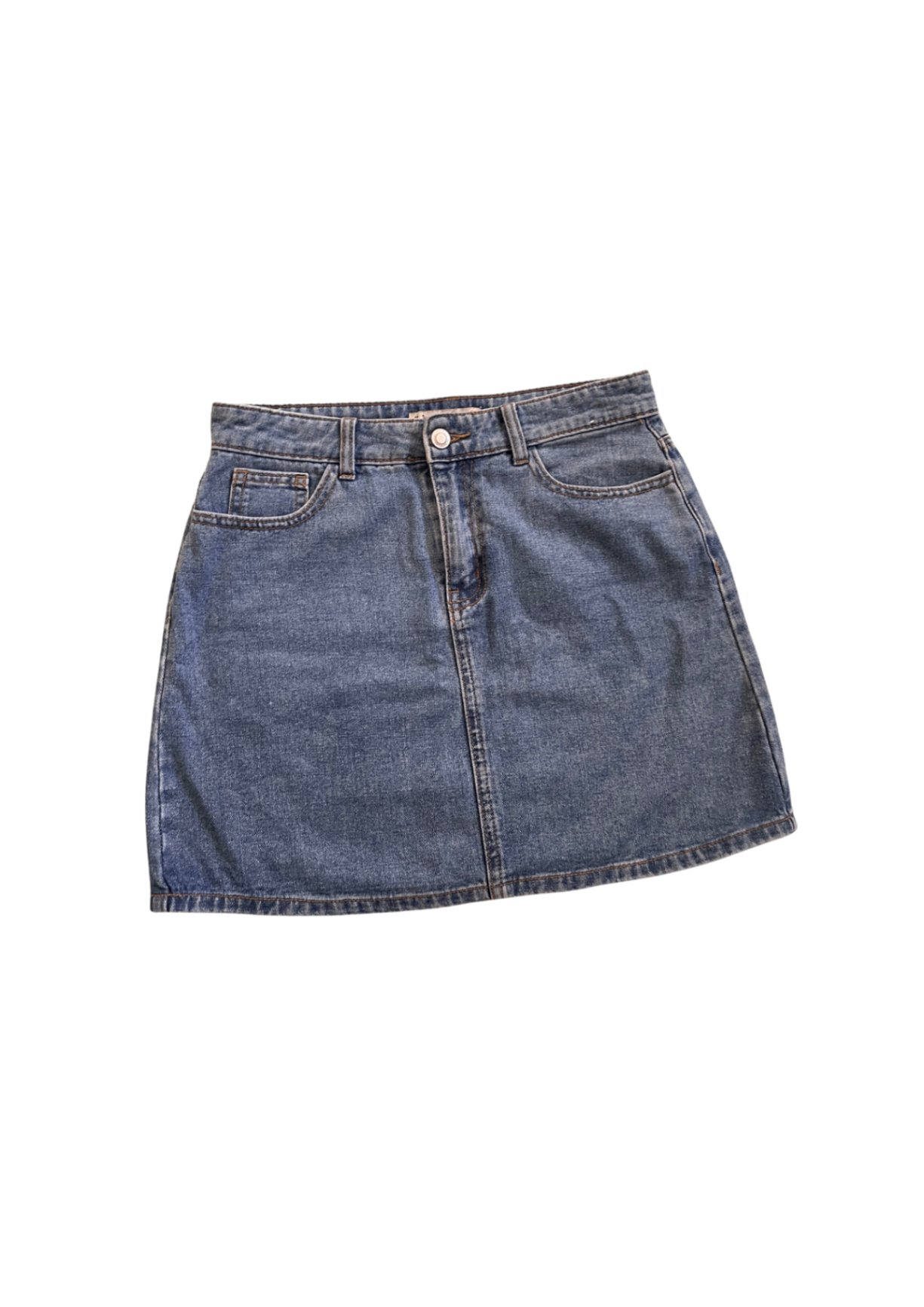 Denim Mini Skirt 38