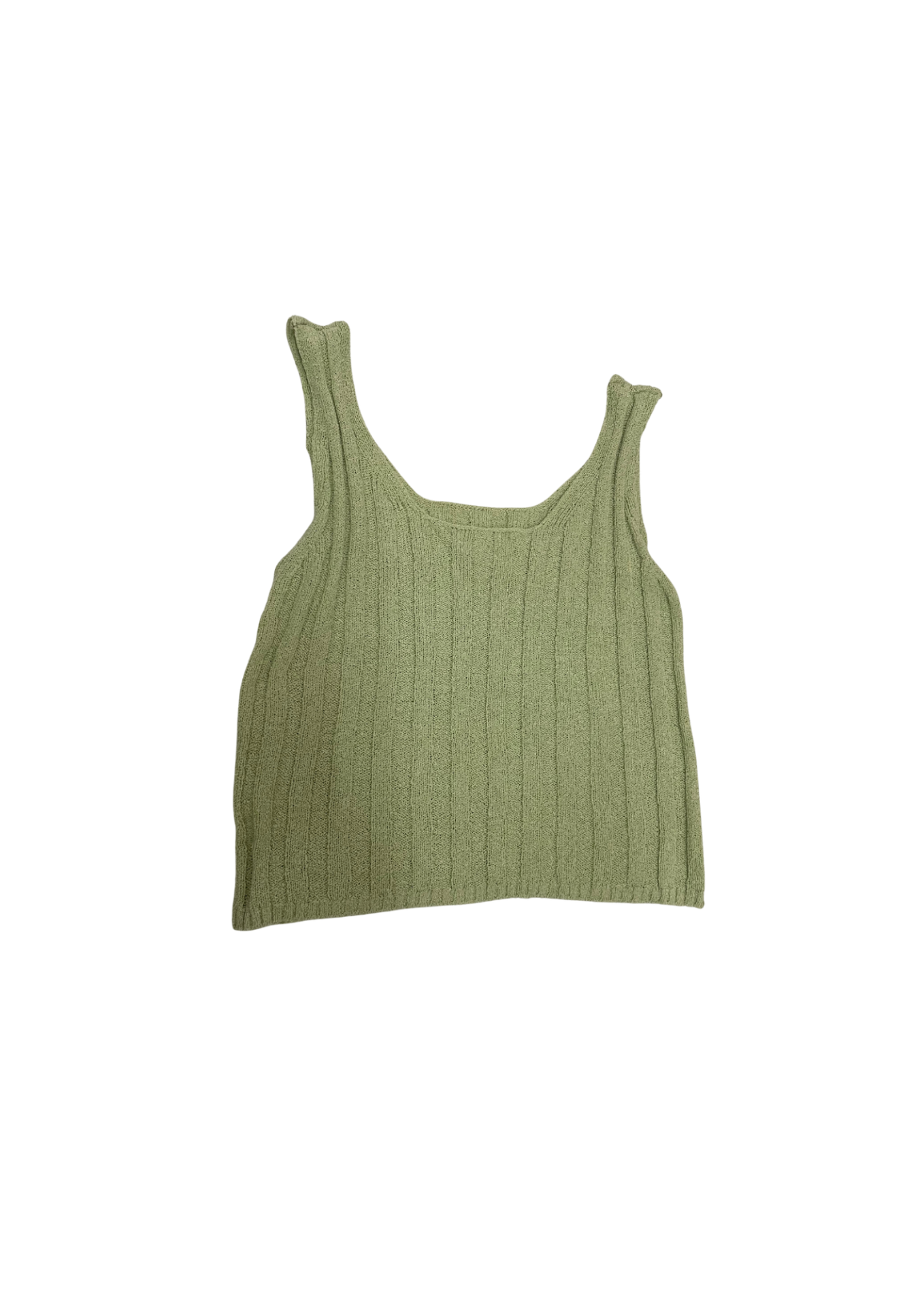 Vg. Knit Top Green S/M