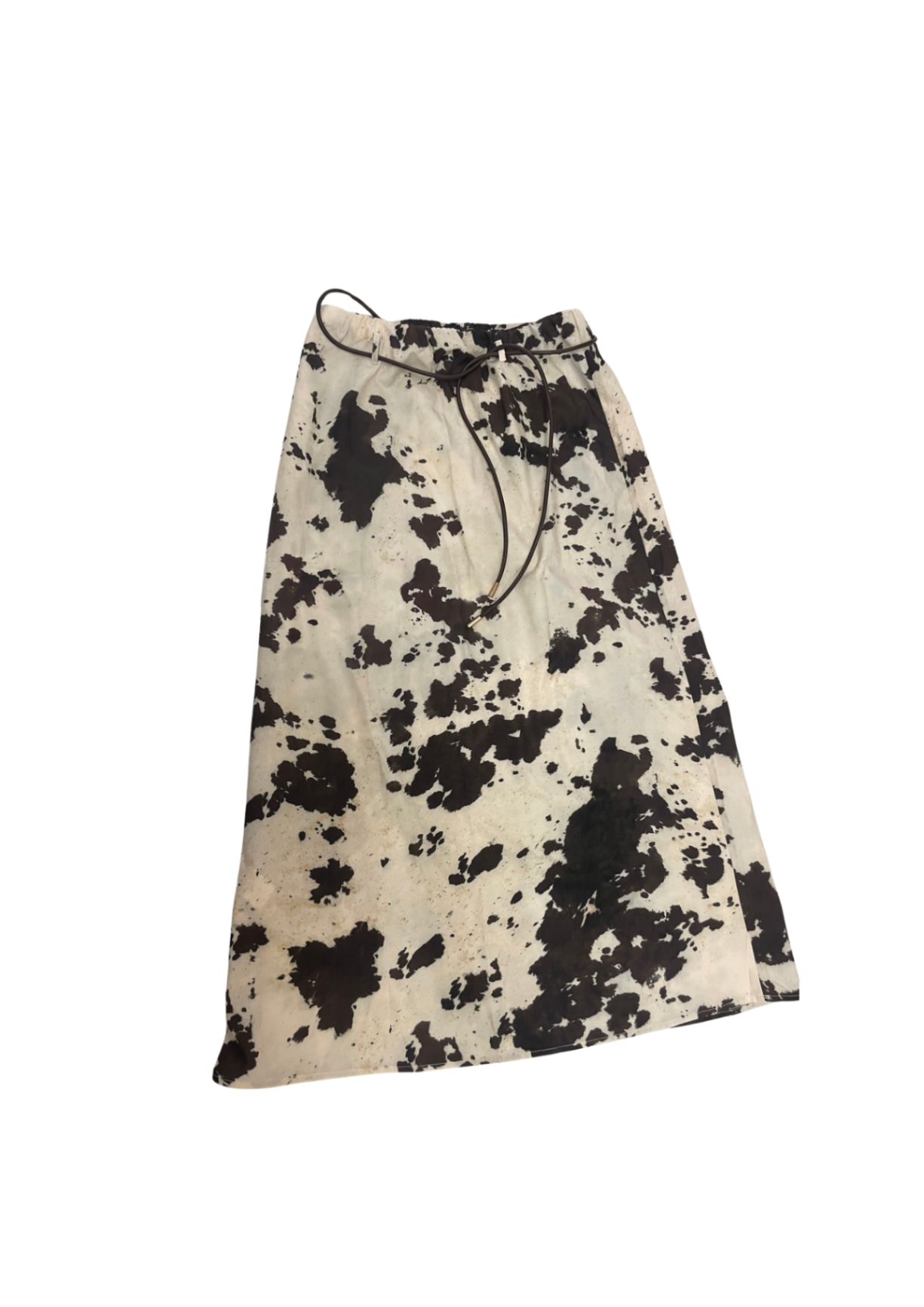 Cow Print Skirt M