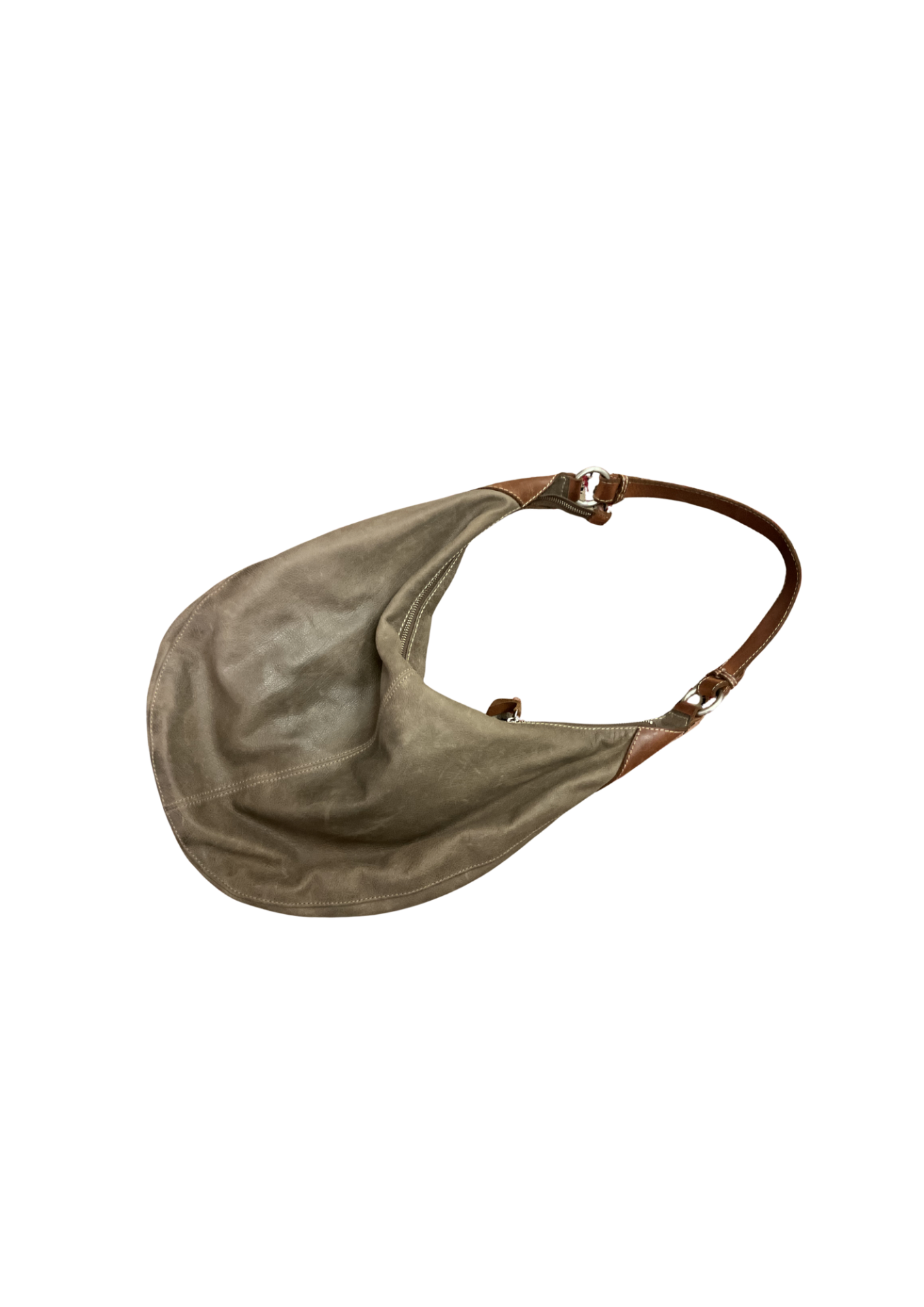Vg. Leather Hobo Bag 