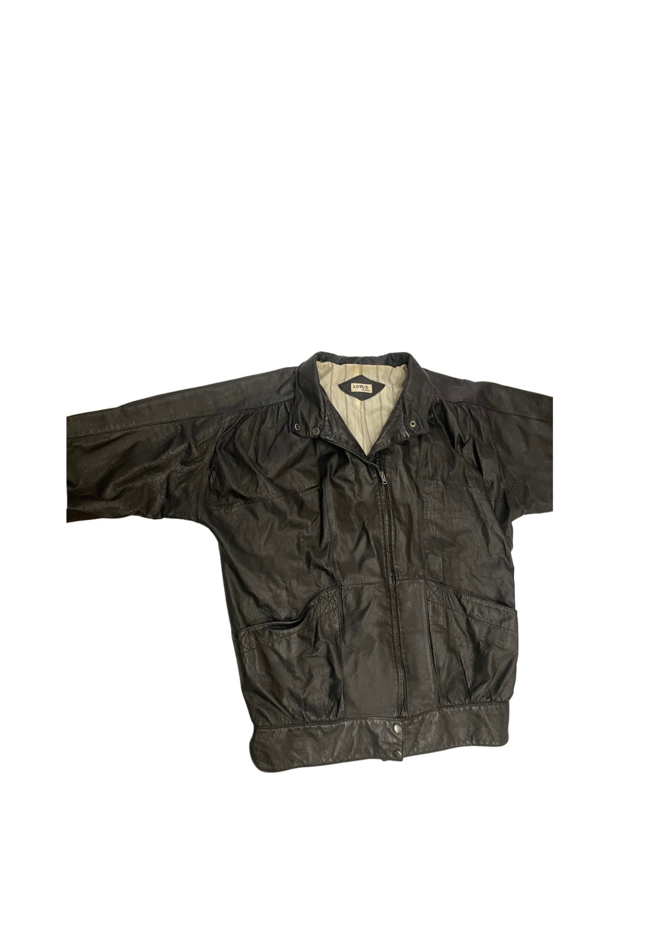 80’s Leather Jacket L 