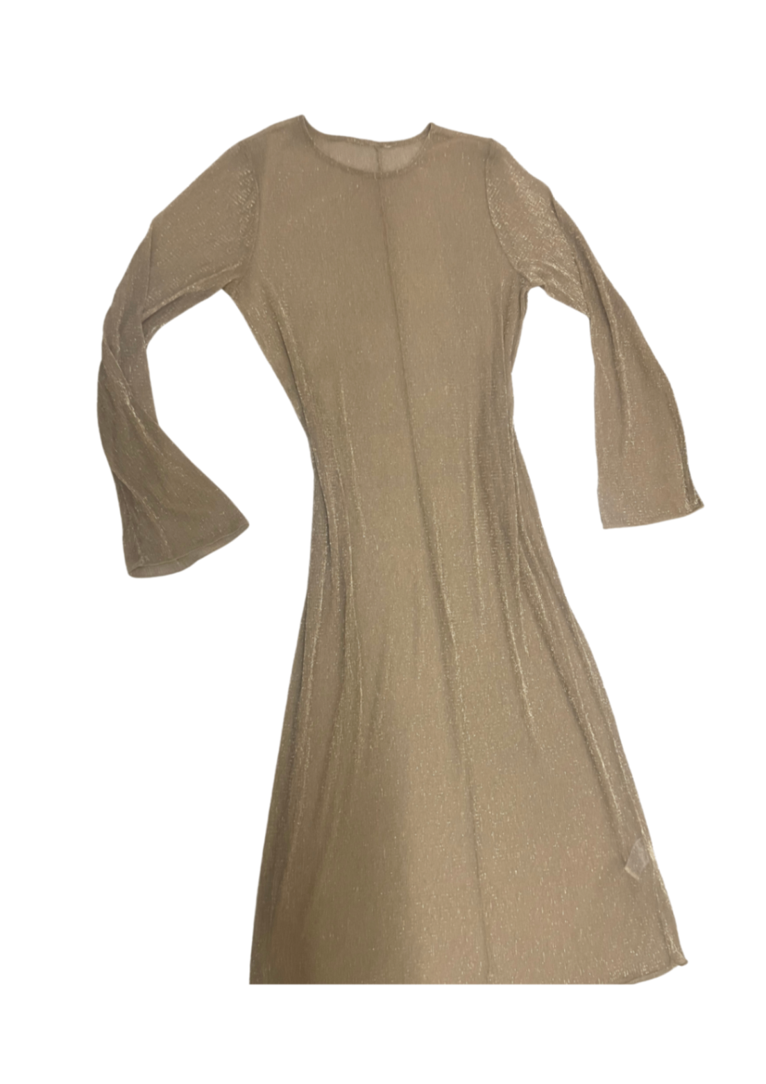 Gold Mesh Dress M