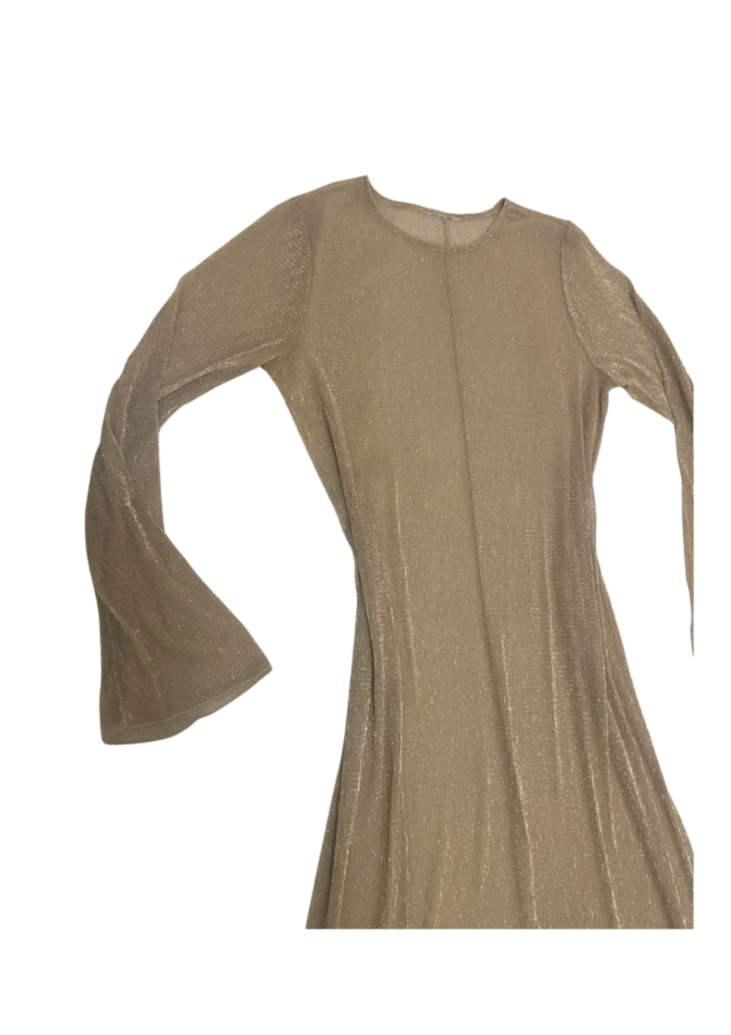 Gold Mesh Dress M