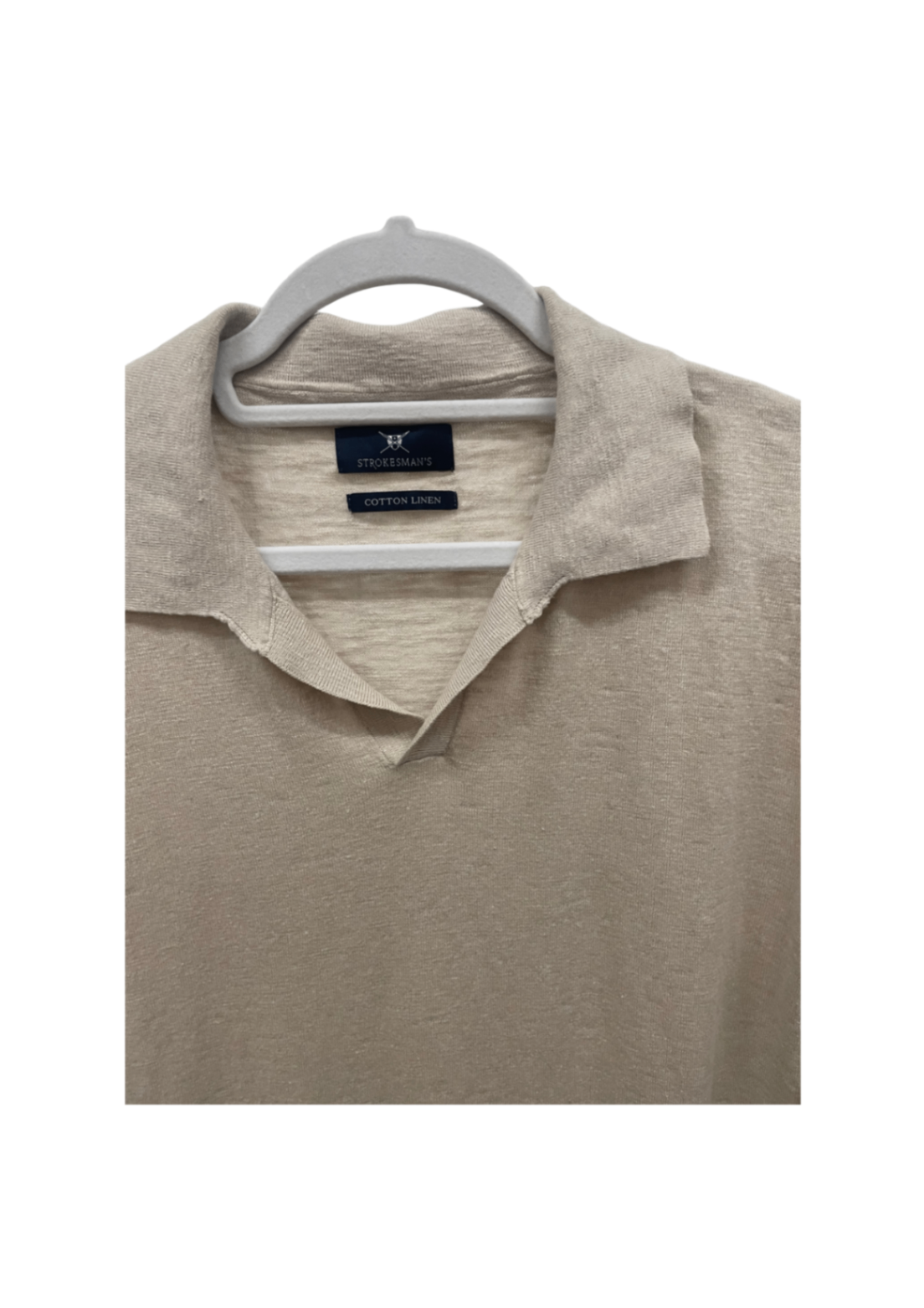 Strokesman's Cotton Linen Polo L