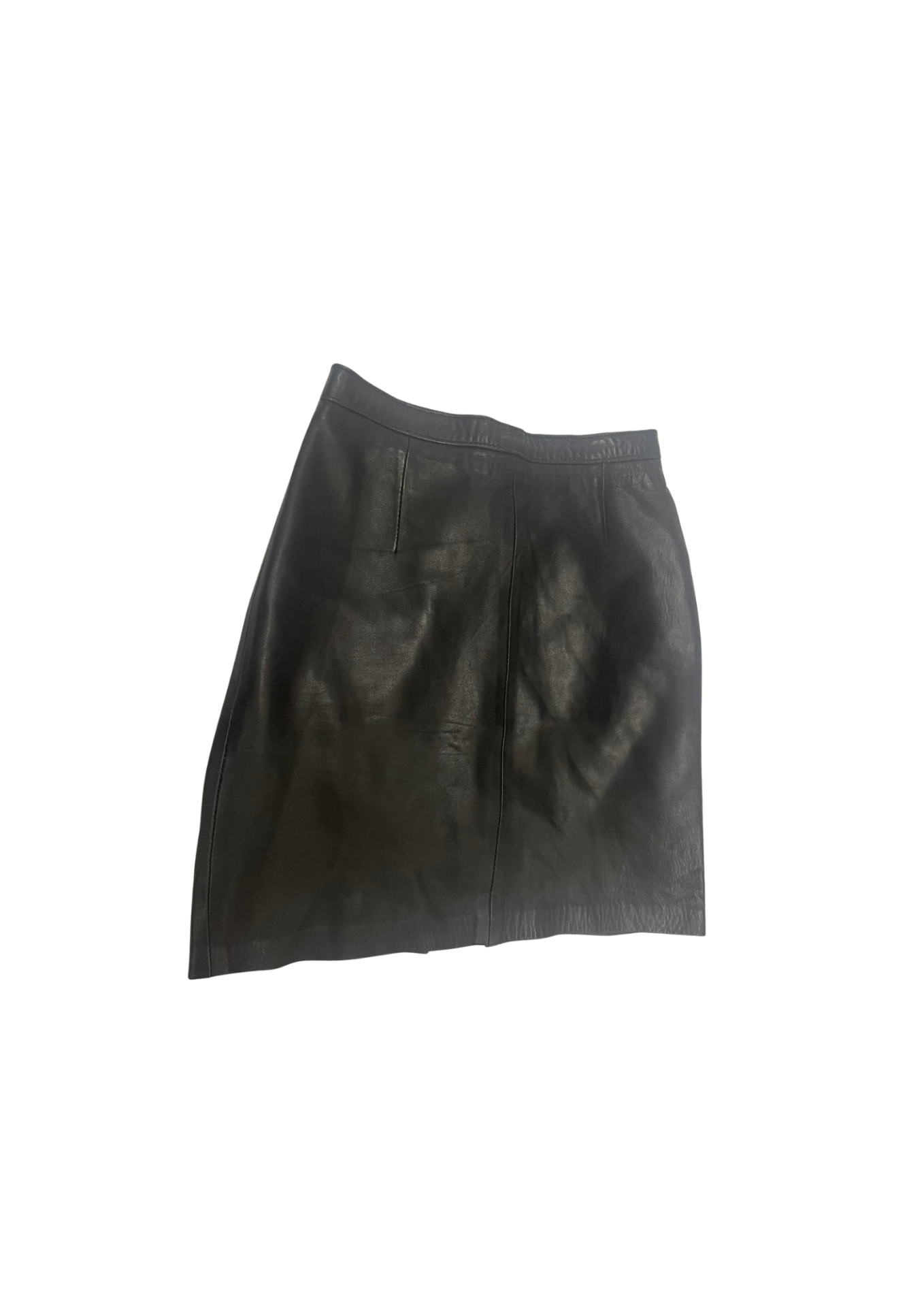 Vg. Leather Skirt S/38