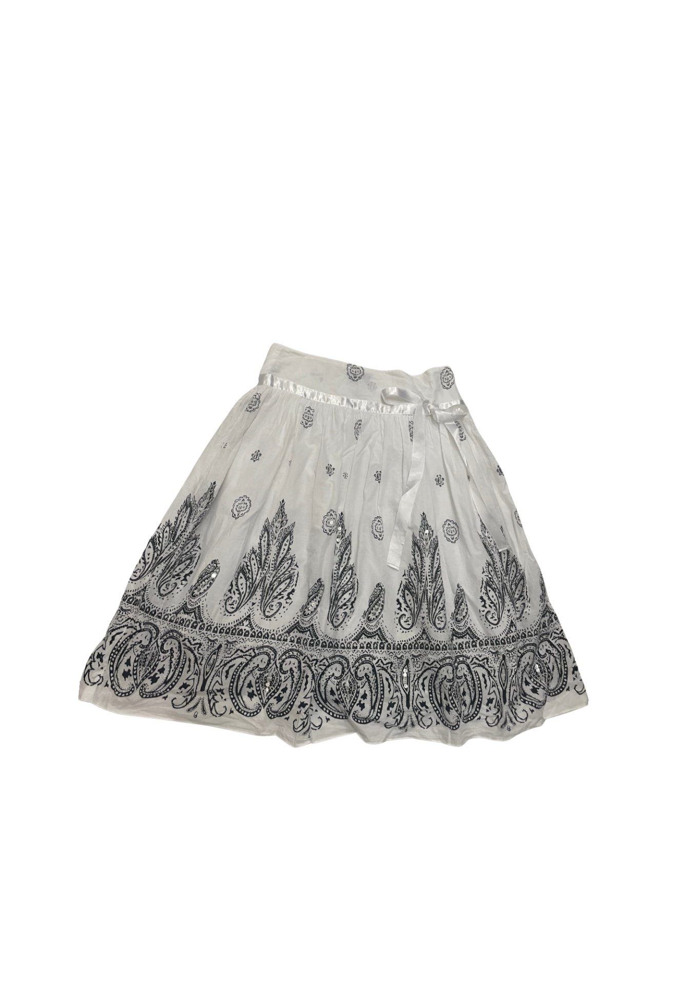Paisley Skirt (100% Cotton) M