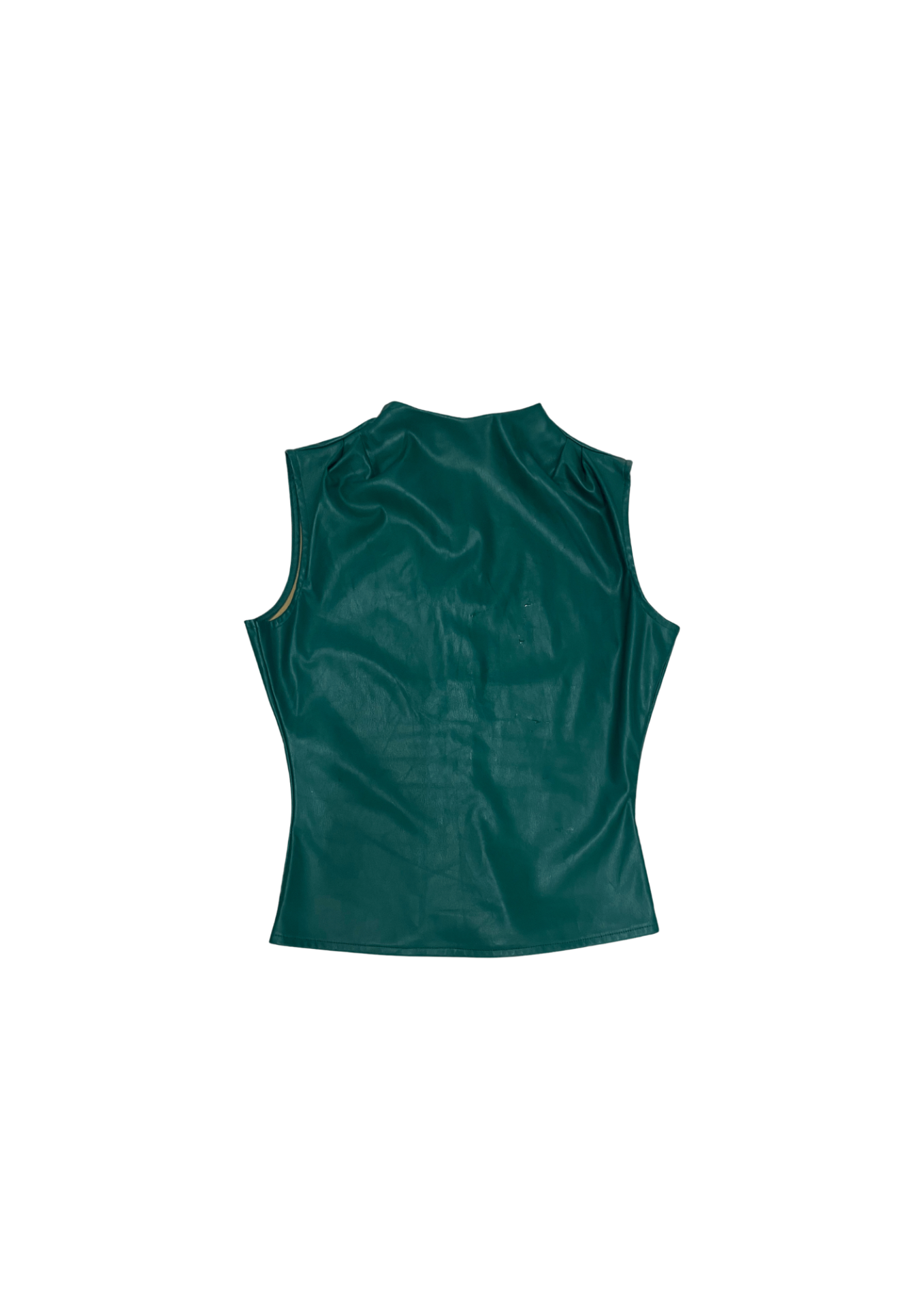 Heartbreaker Faux Leather Top S