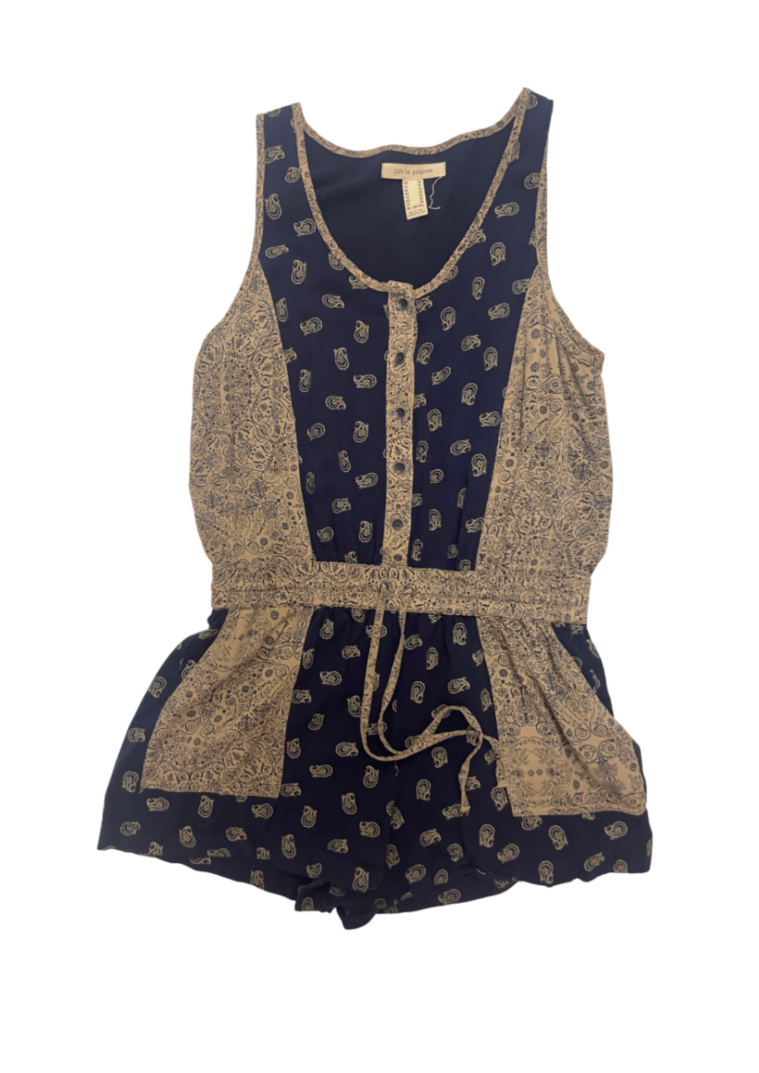Playsuit XS Paisley Pattern 