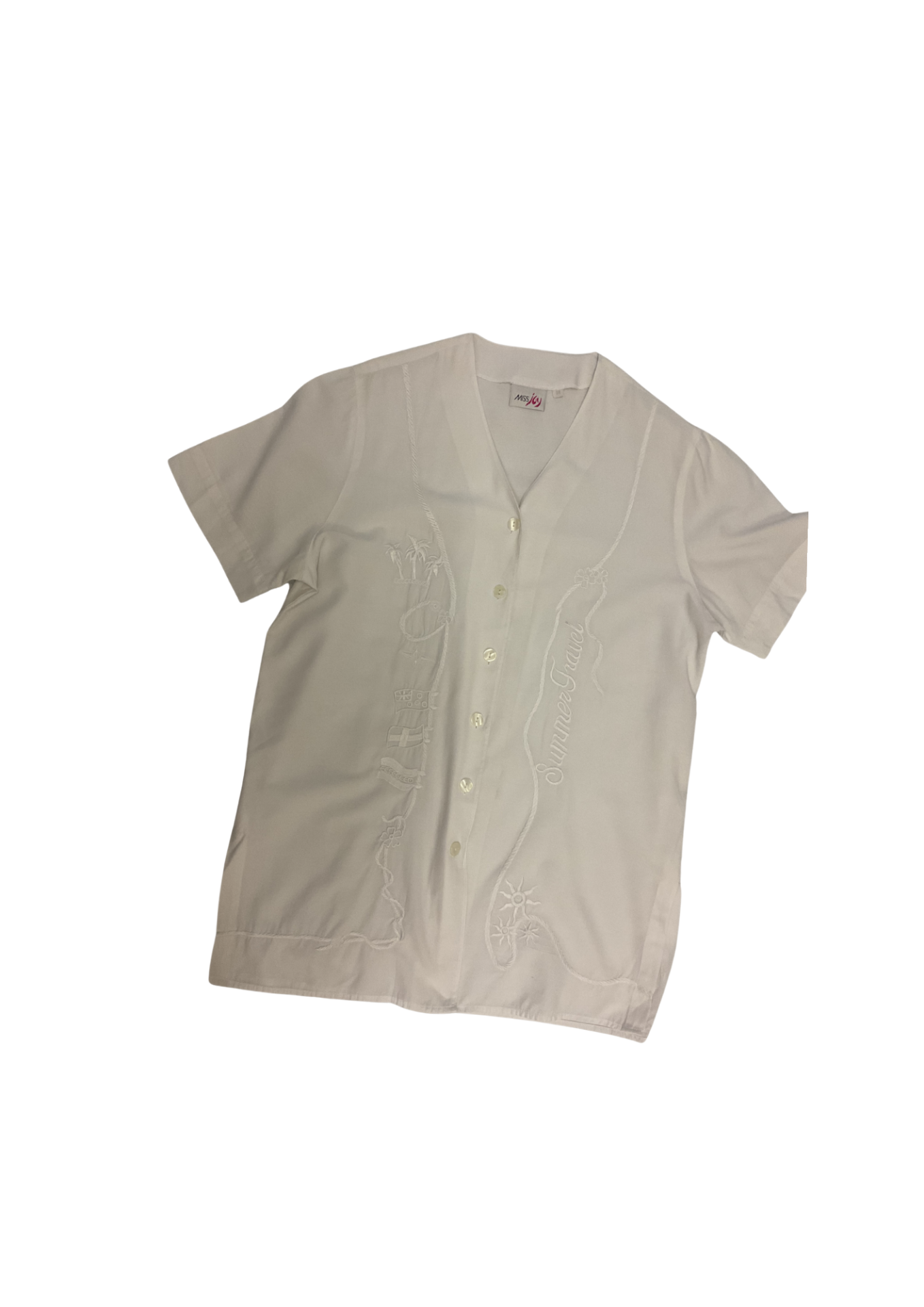 Vintage Summer Travel Blouse 38