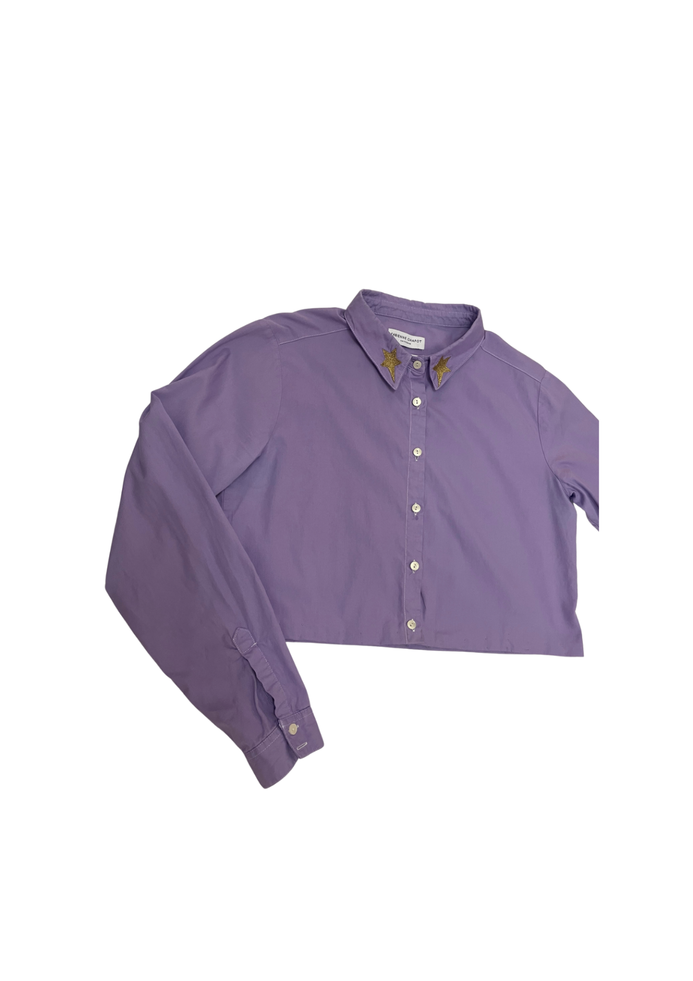 Upcycled Cropped Blouse S 