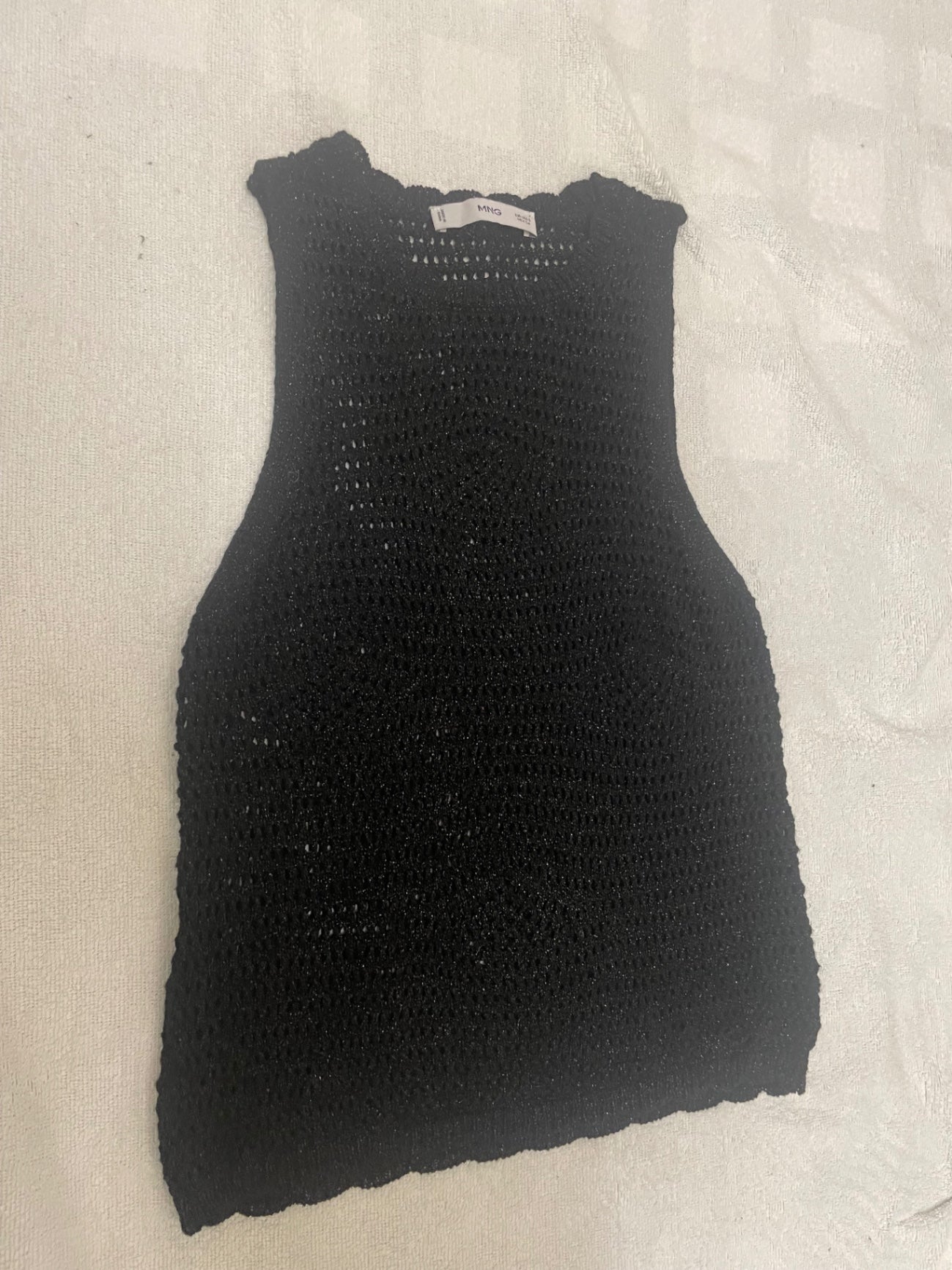 MNG Knit Top Black S 