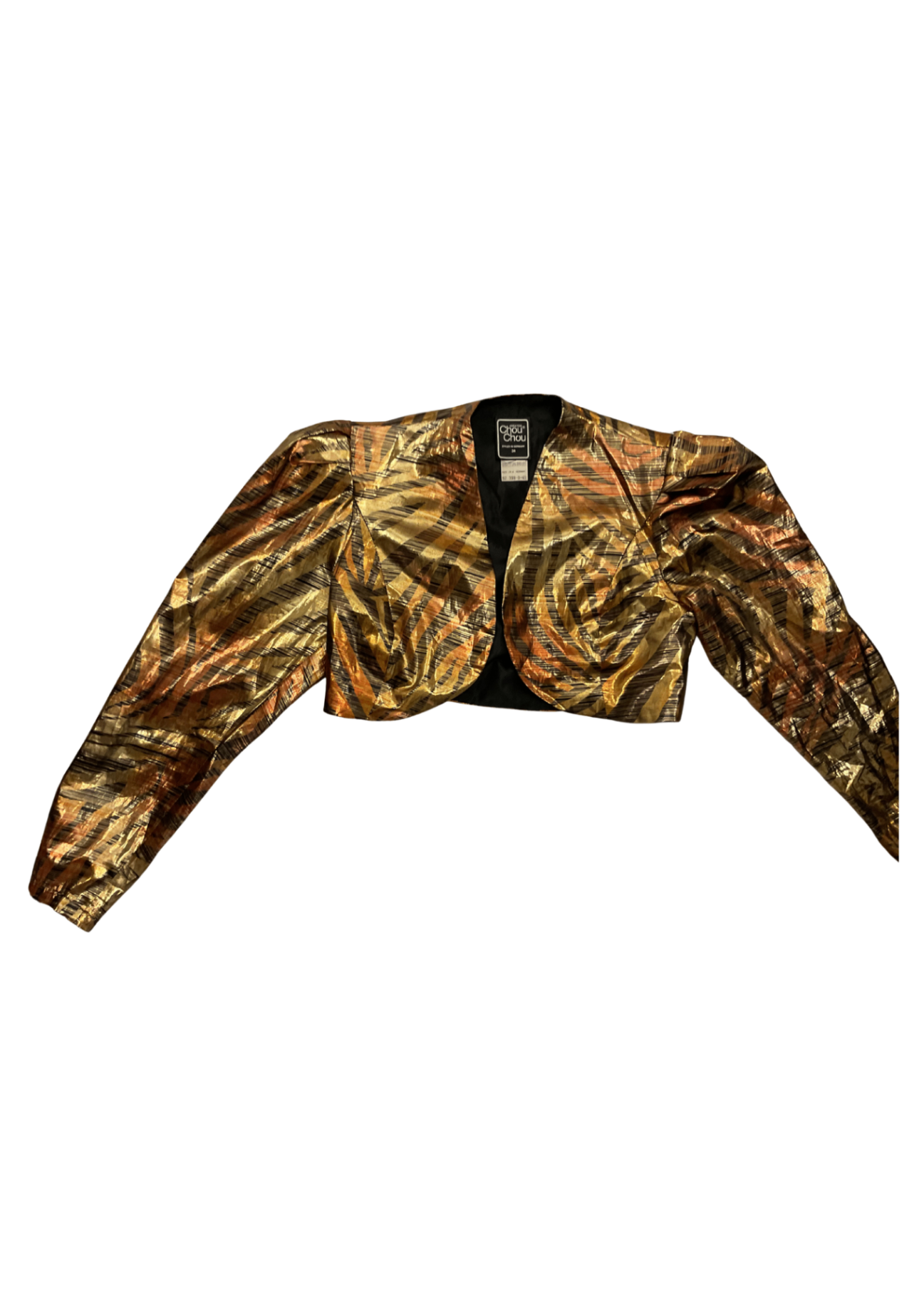 Vintage Metallic Bolero S/M