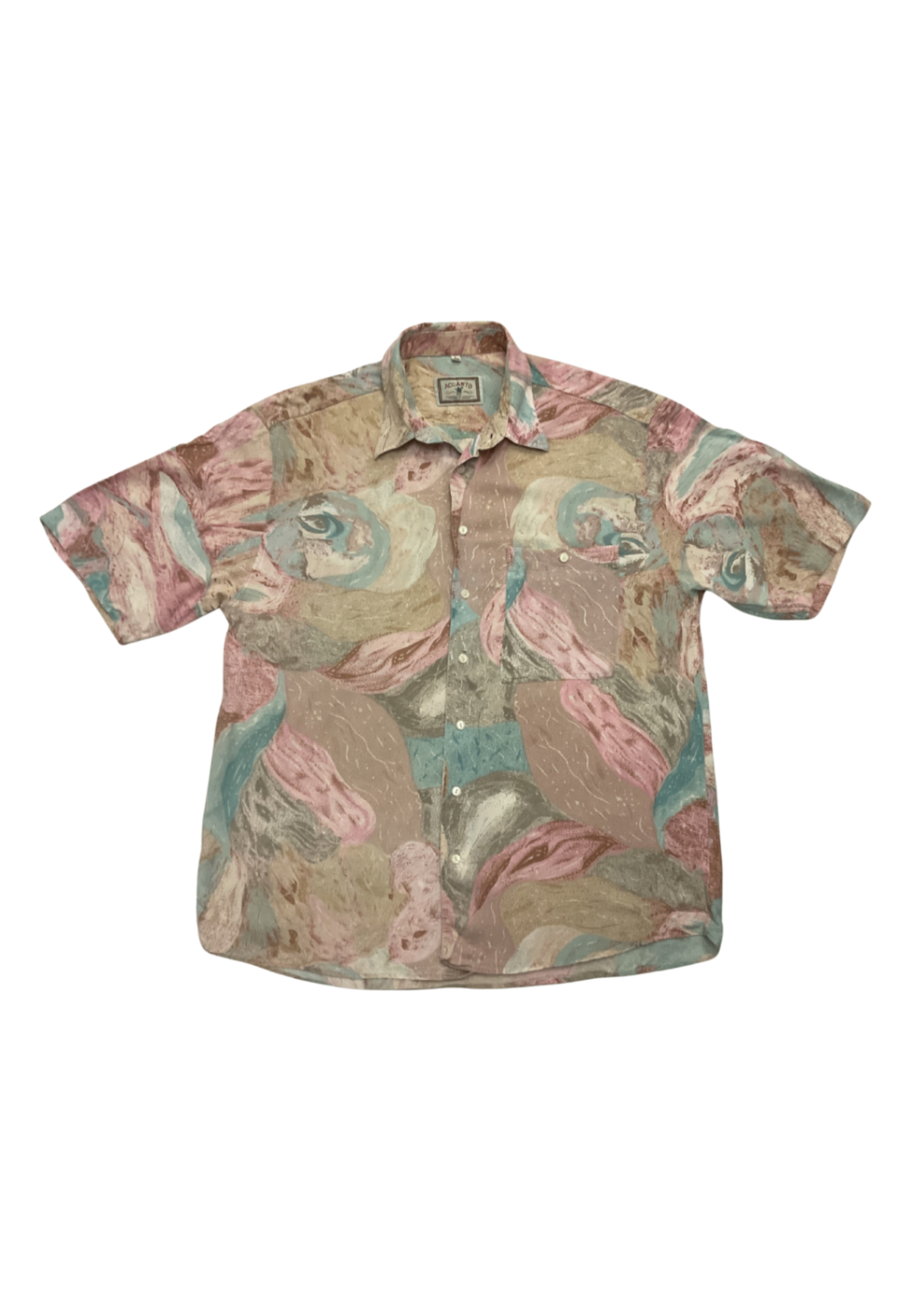 Vintage Art Print Shirt L/XL