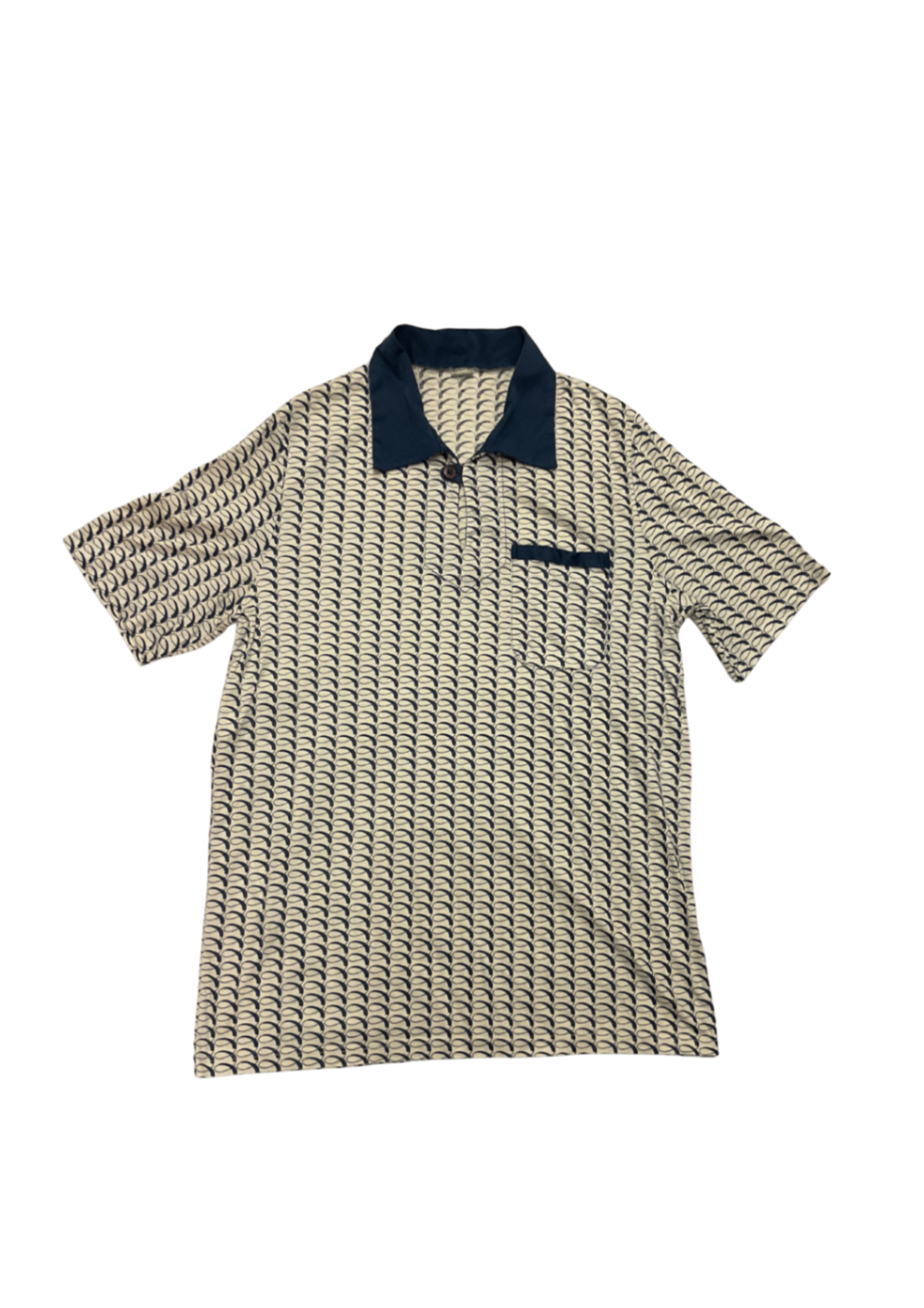 Vintage Geometric Polo L 