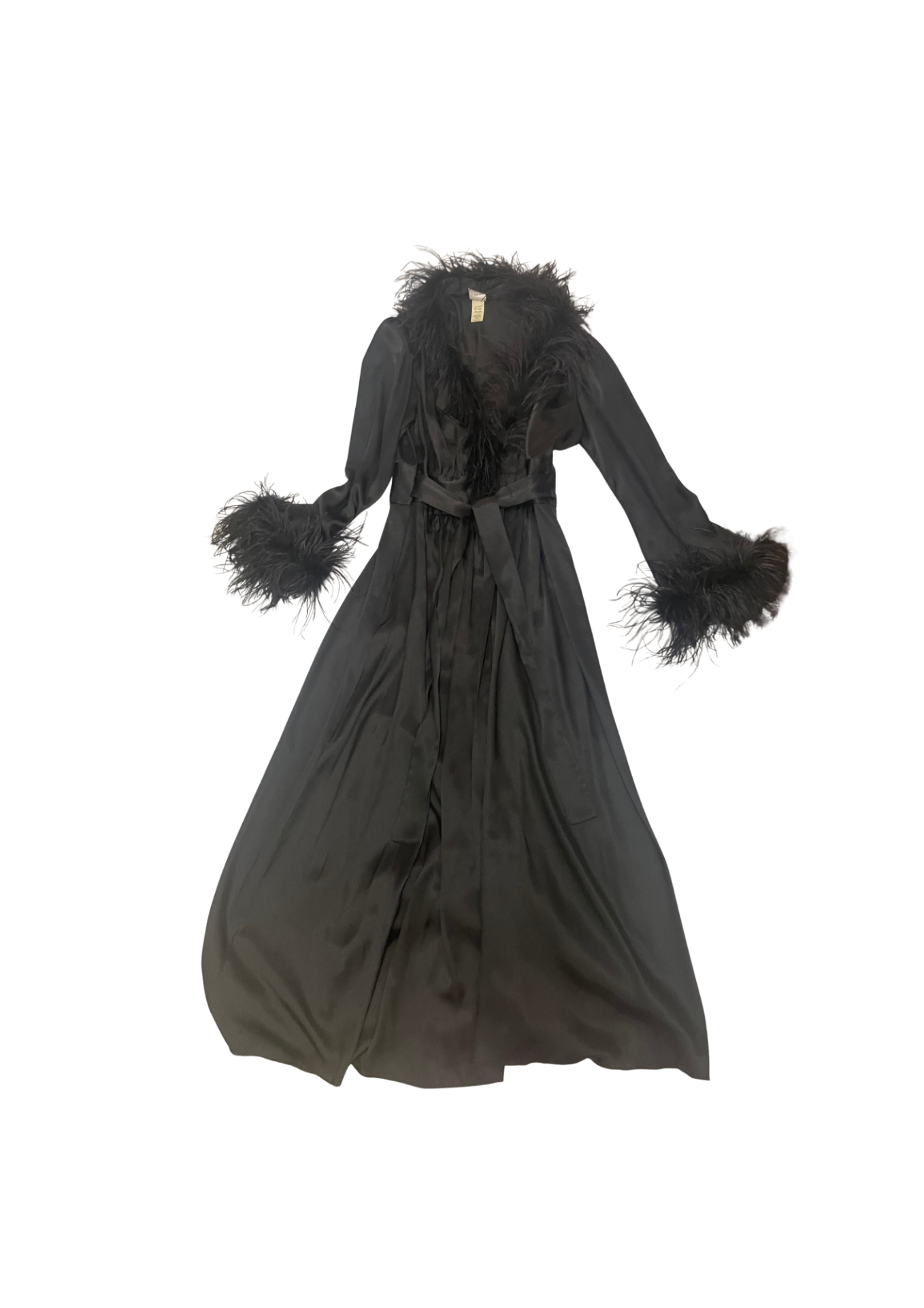 Vintage Feather Robe L