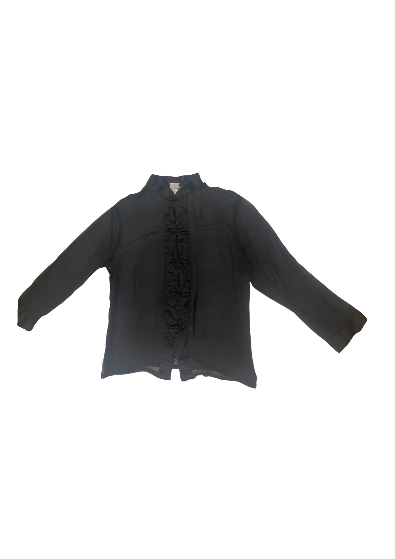   Vintage Silk Mesh Blouse L