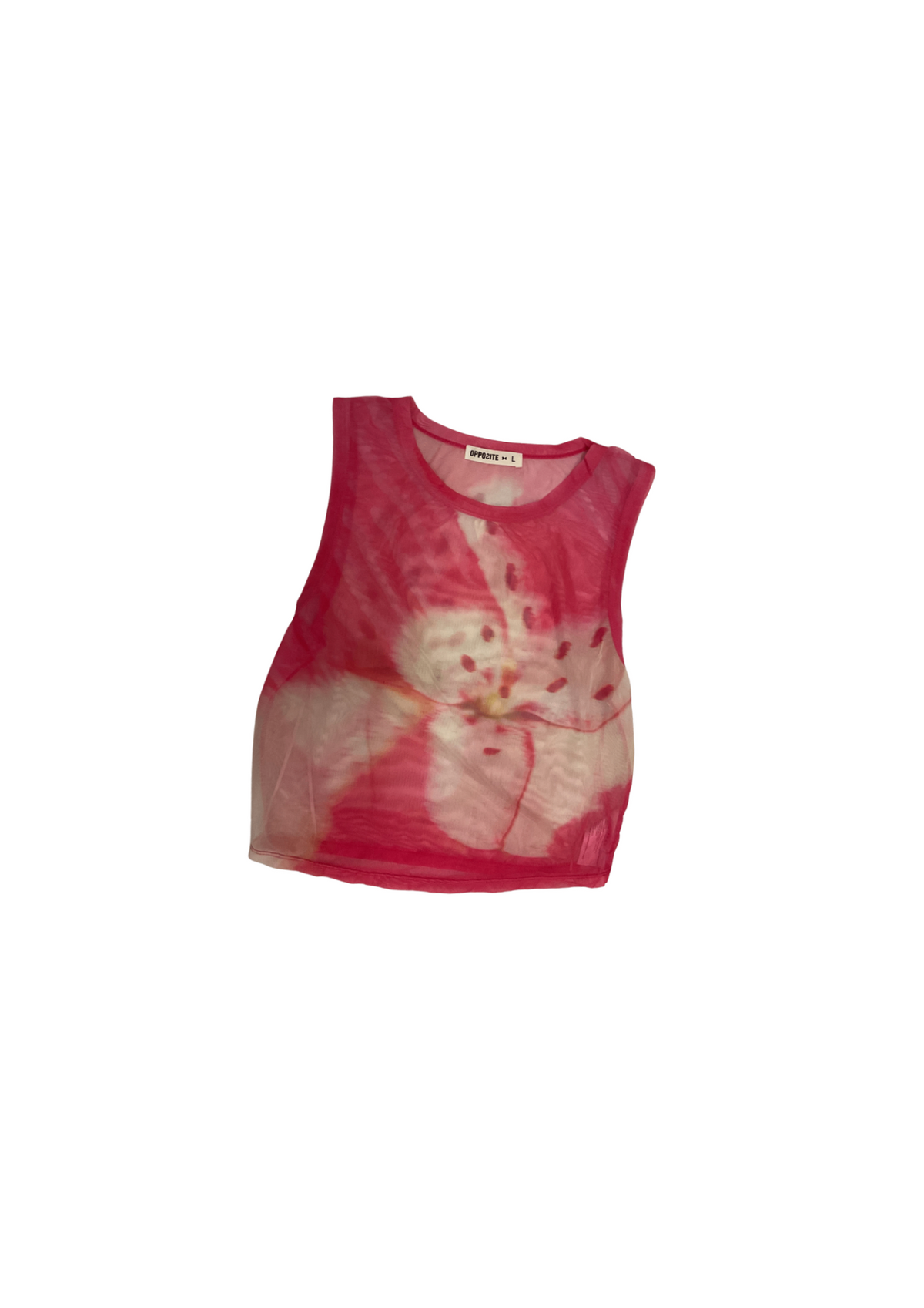 Y2K Mesh Crop Top M/L 