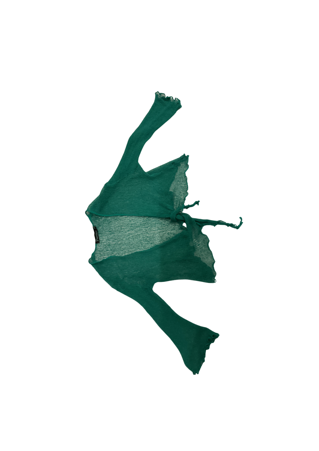 Knit Bolero Green One Size 
