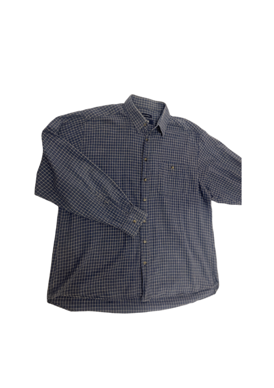 TCM Shirt 41/42 blue flanell