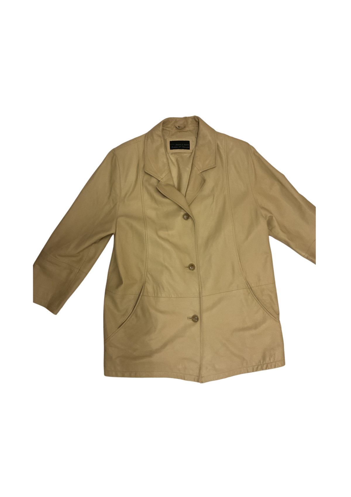 Vintage Leather Blazer M