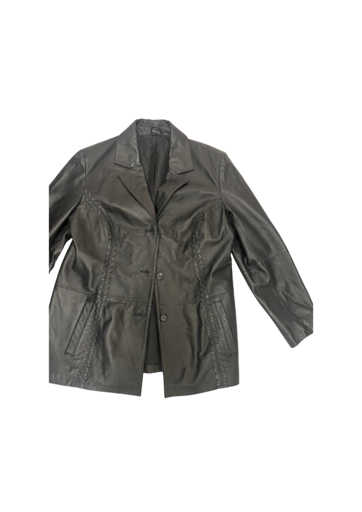 Vintage Leather Coat M/L
