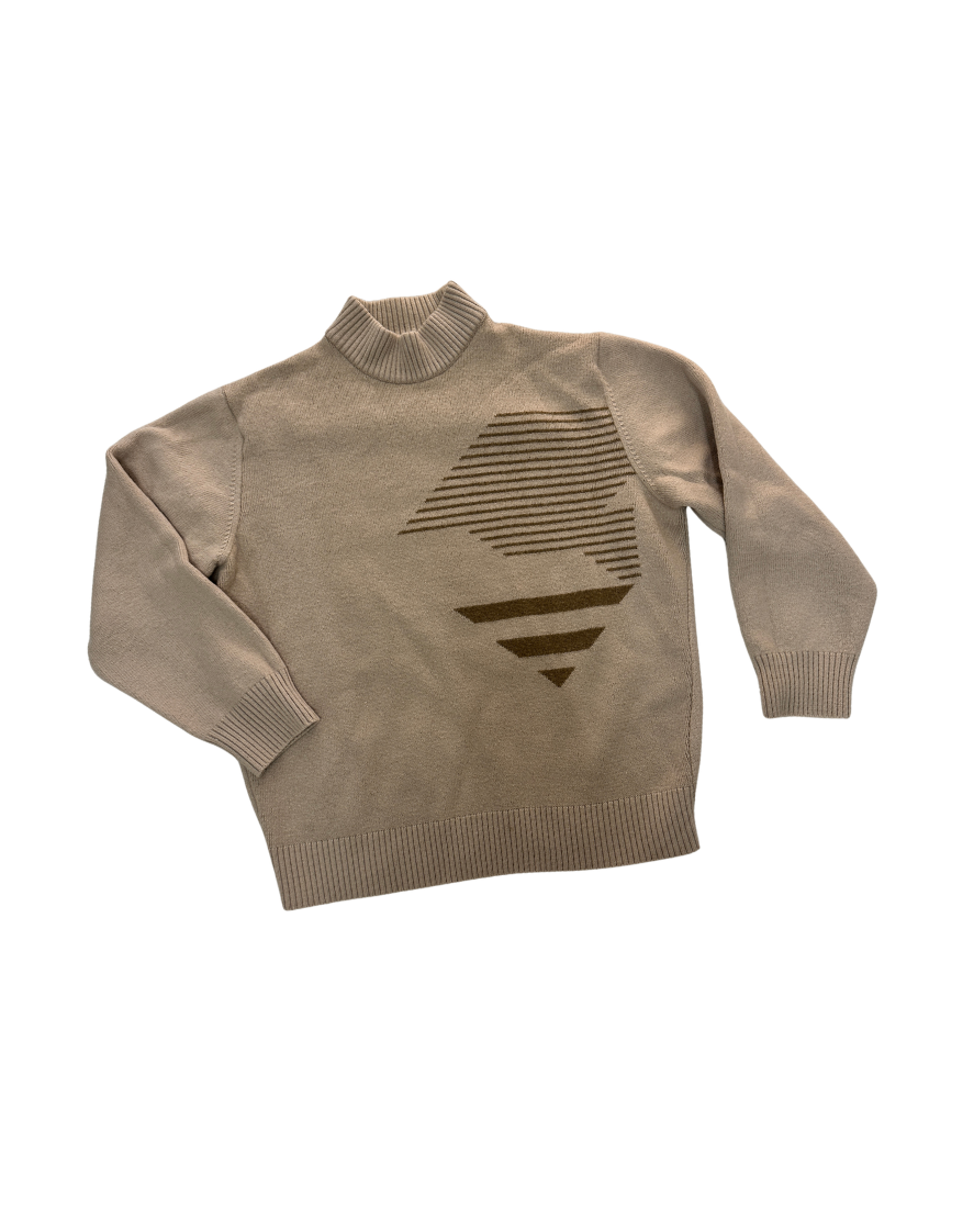Vintage Woolen Pullover Beige