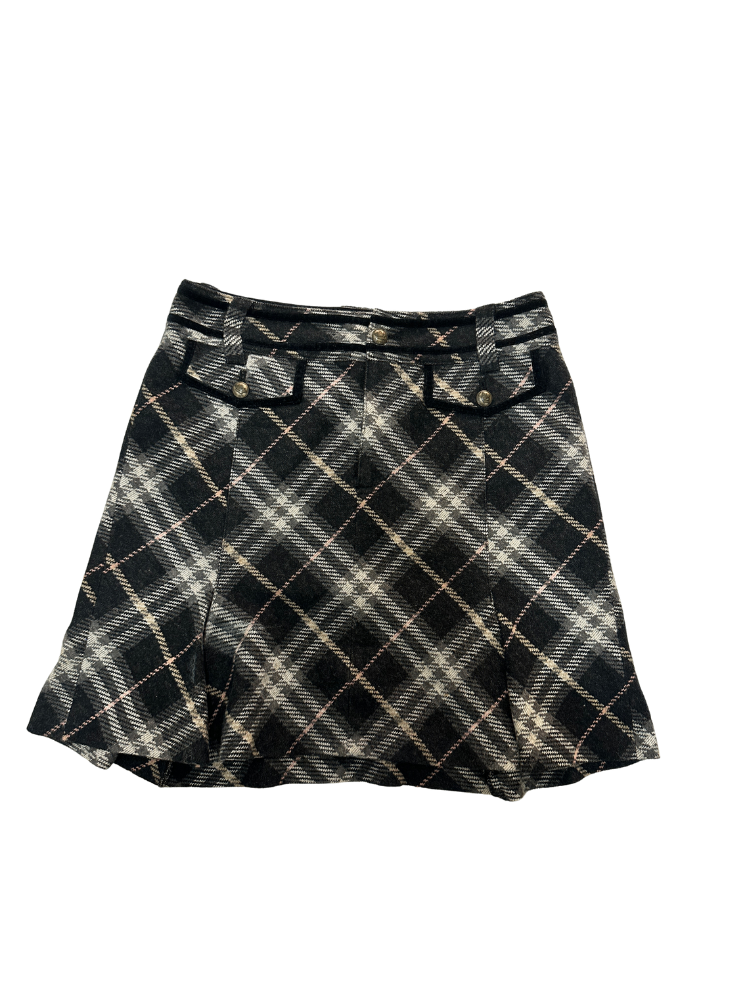 Burberry Mini Skirt Wool XS/S
