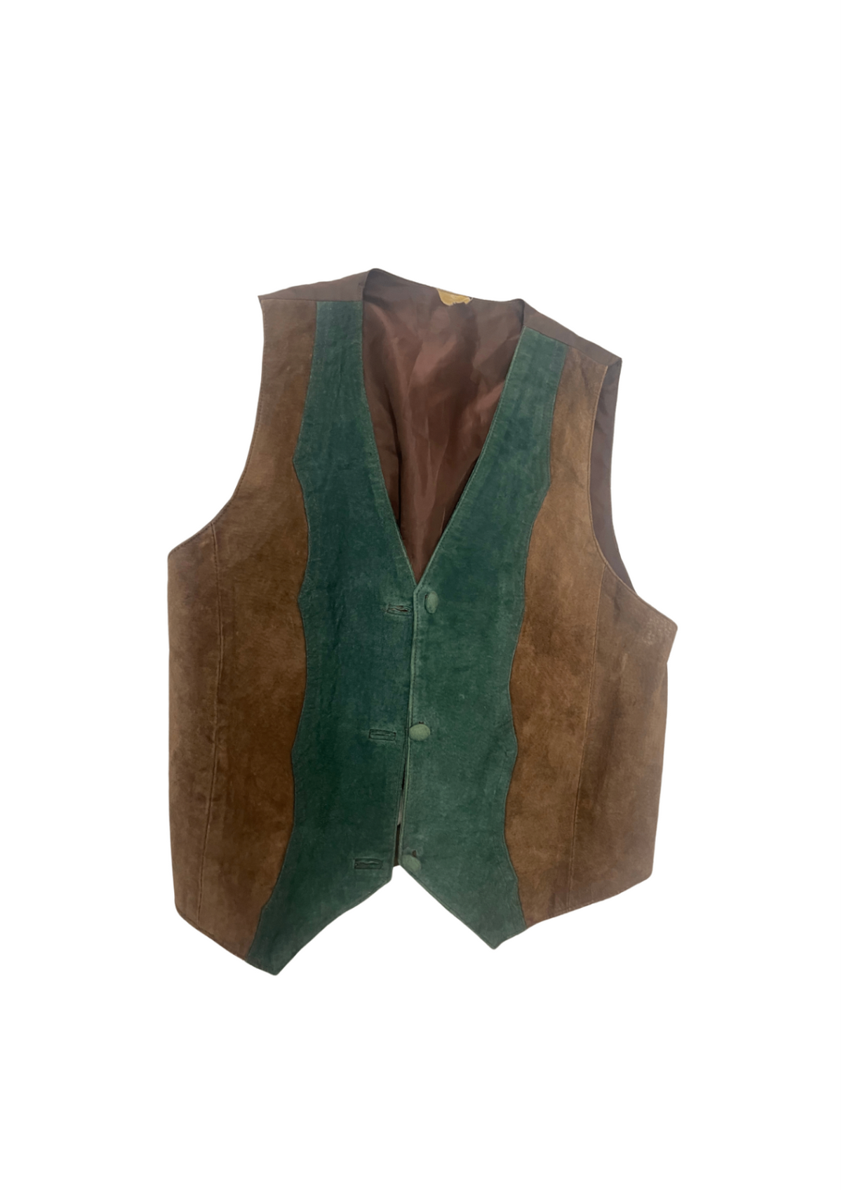 Vintage Leather Vest M