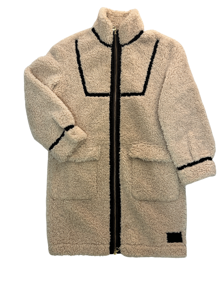 Scotch&Soda Teddy Coat beige S