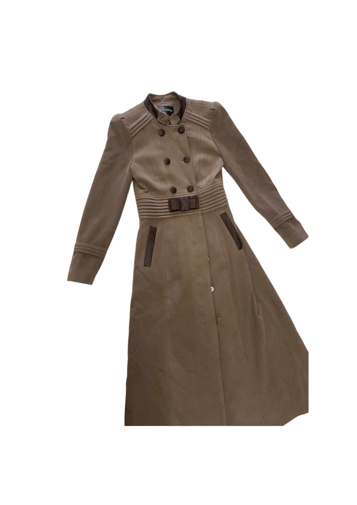 Taupe Military Coat S
