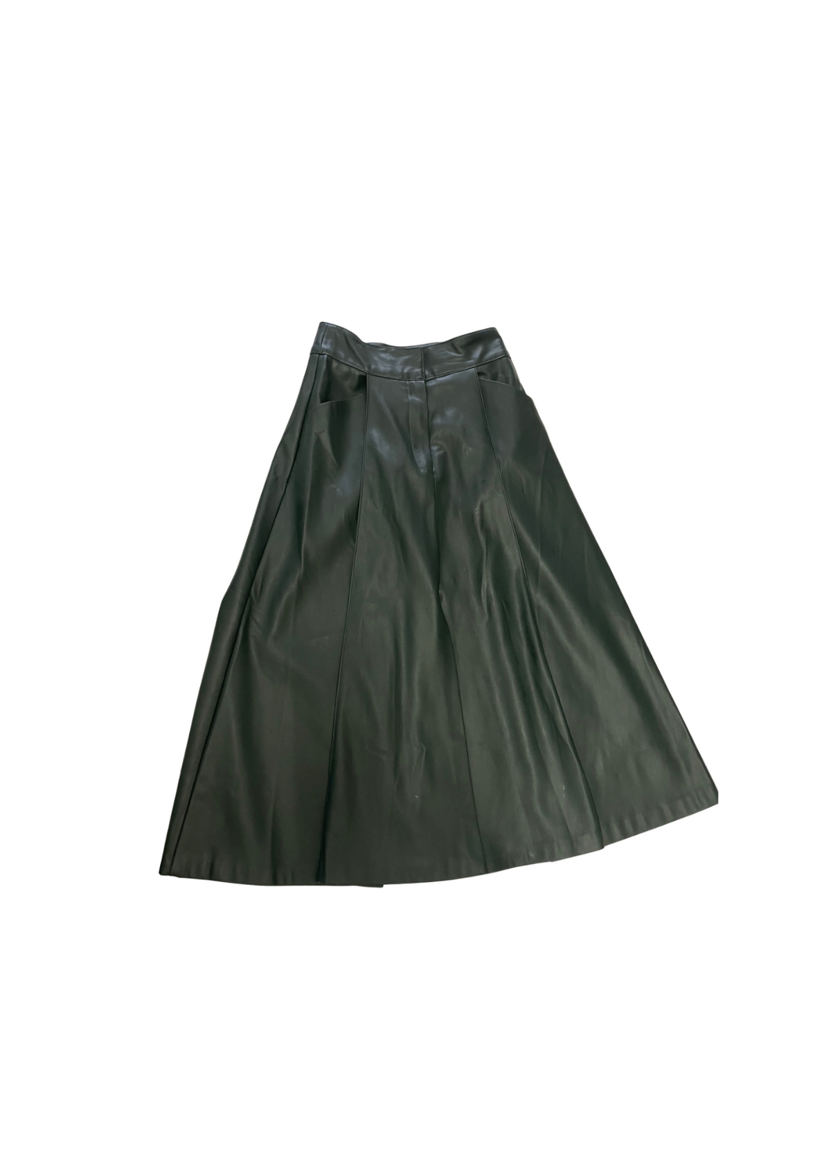 Zara Faux Leather Maxi Skirt XS
