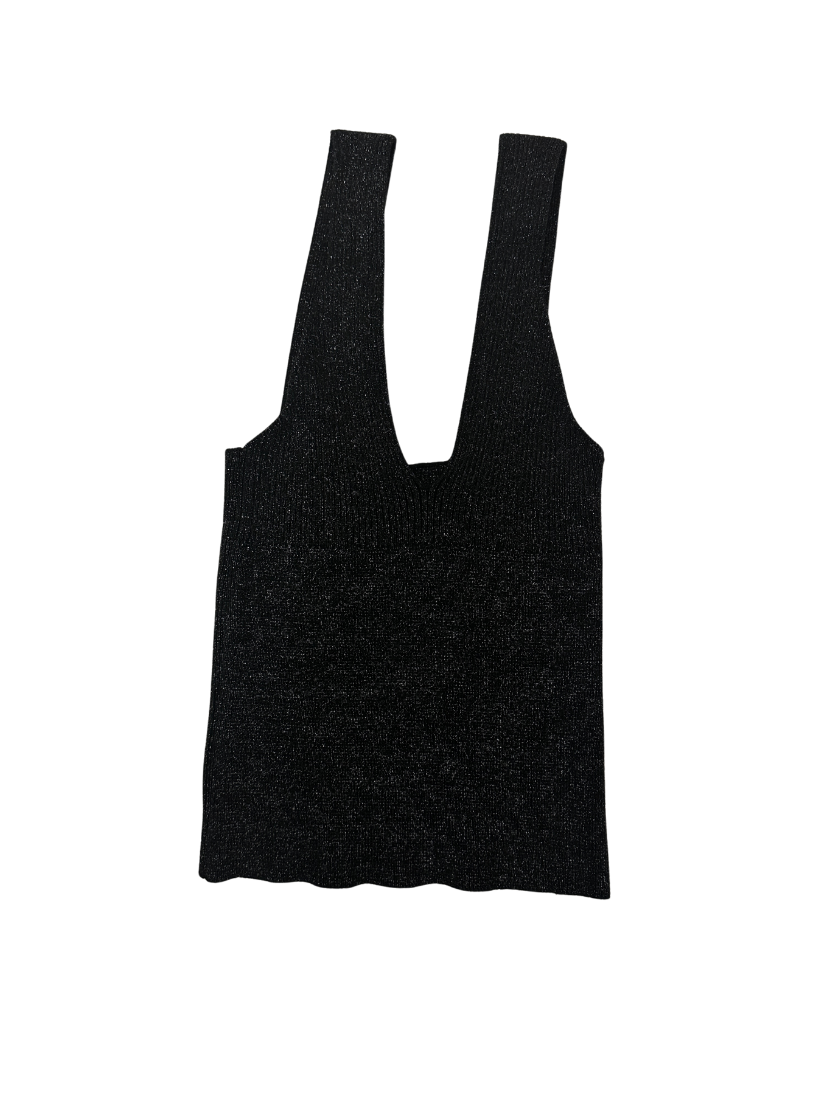 Black Knit Top S