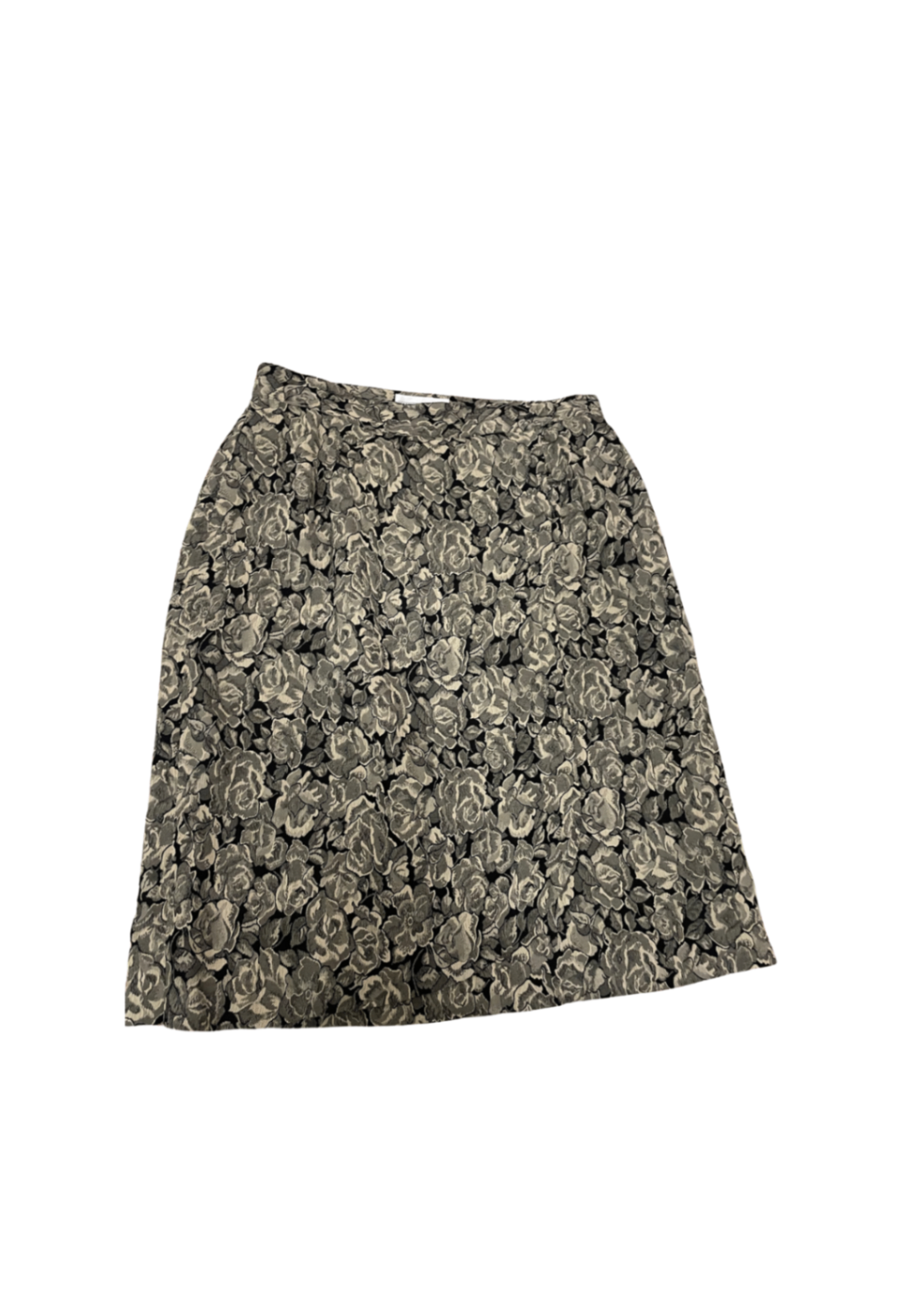 Vintage Pancil Skirt Roses M