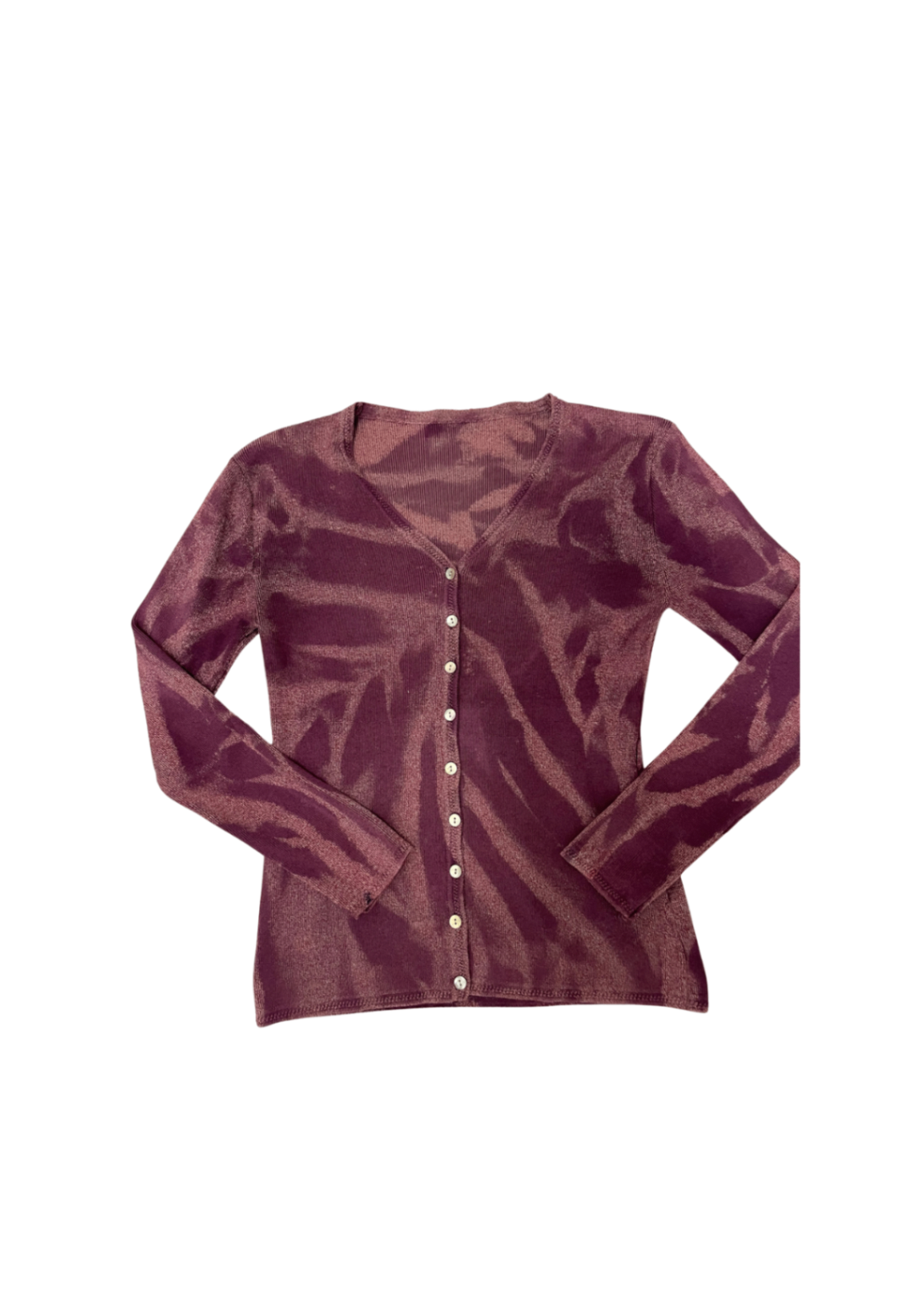 Y2K Patterned Cardigan M