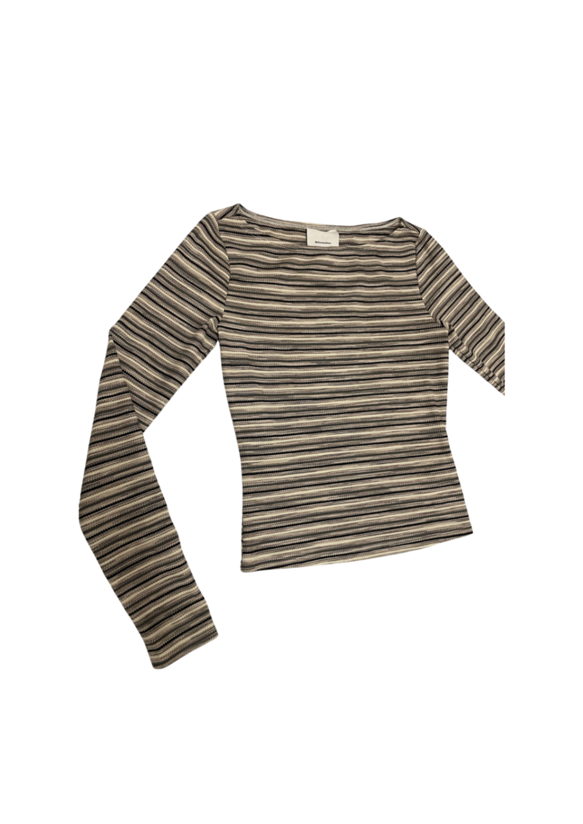 Reformation Striped Longsleeve XS