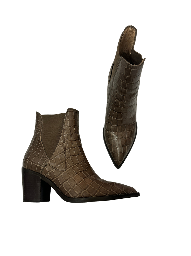 Unisa Boots Croco brown 37
