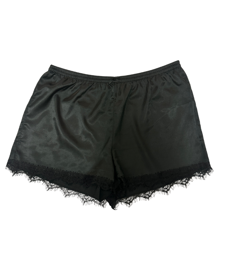 Lingerie Satin Shorts black M