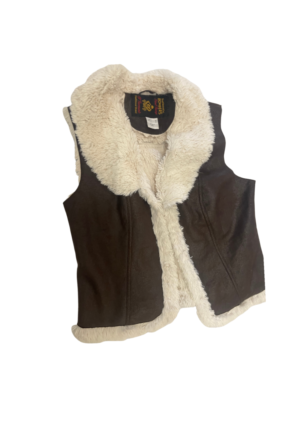 Vintage Shearling Vest M
