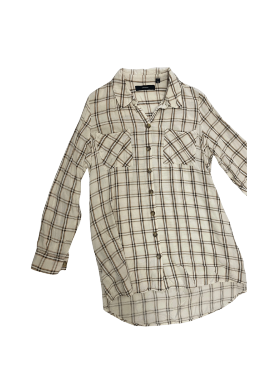 Vero Moda Checked longline Shirt S/M