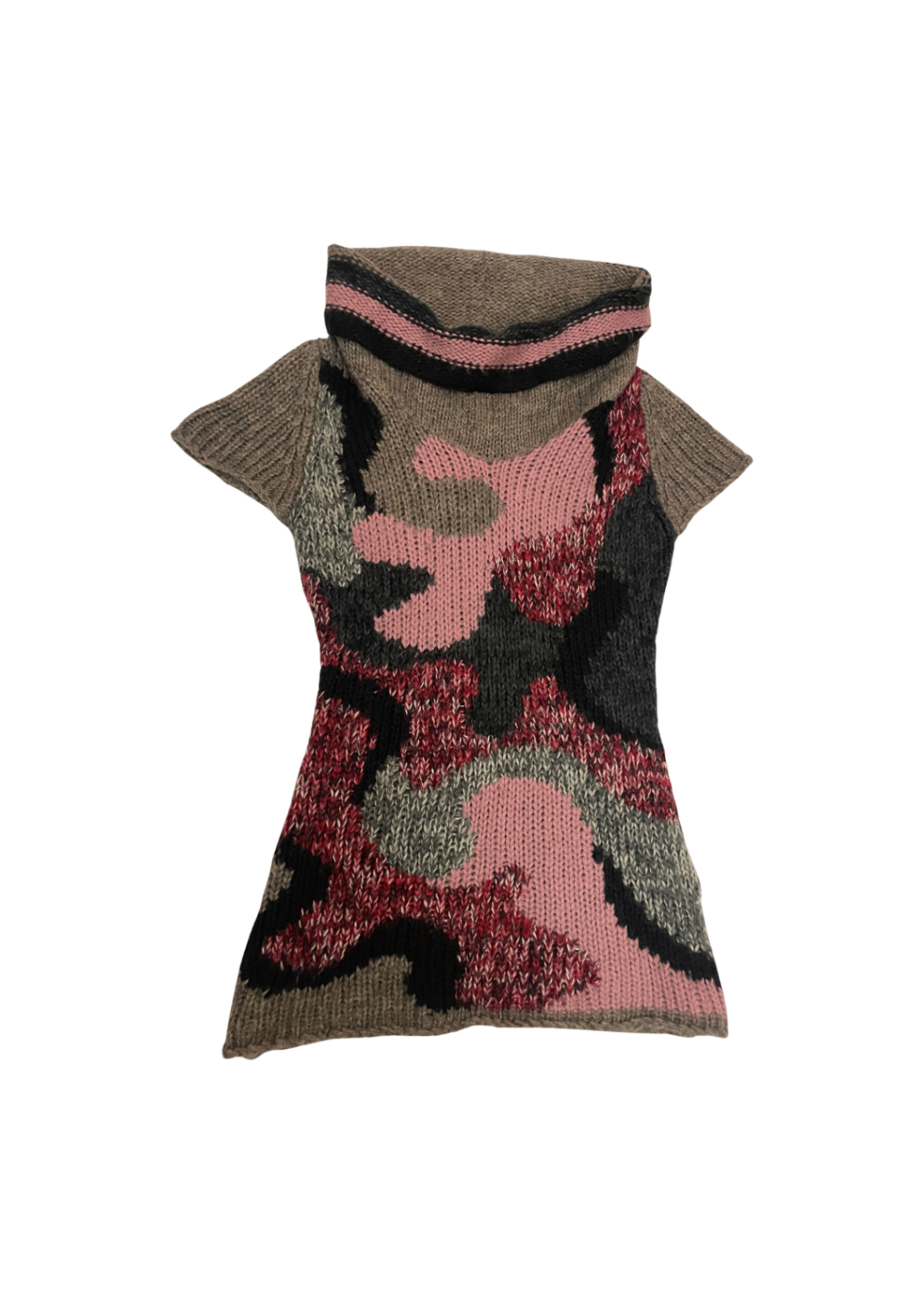 Patterned Knit Dress S/M