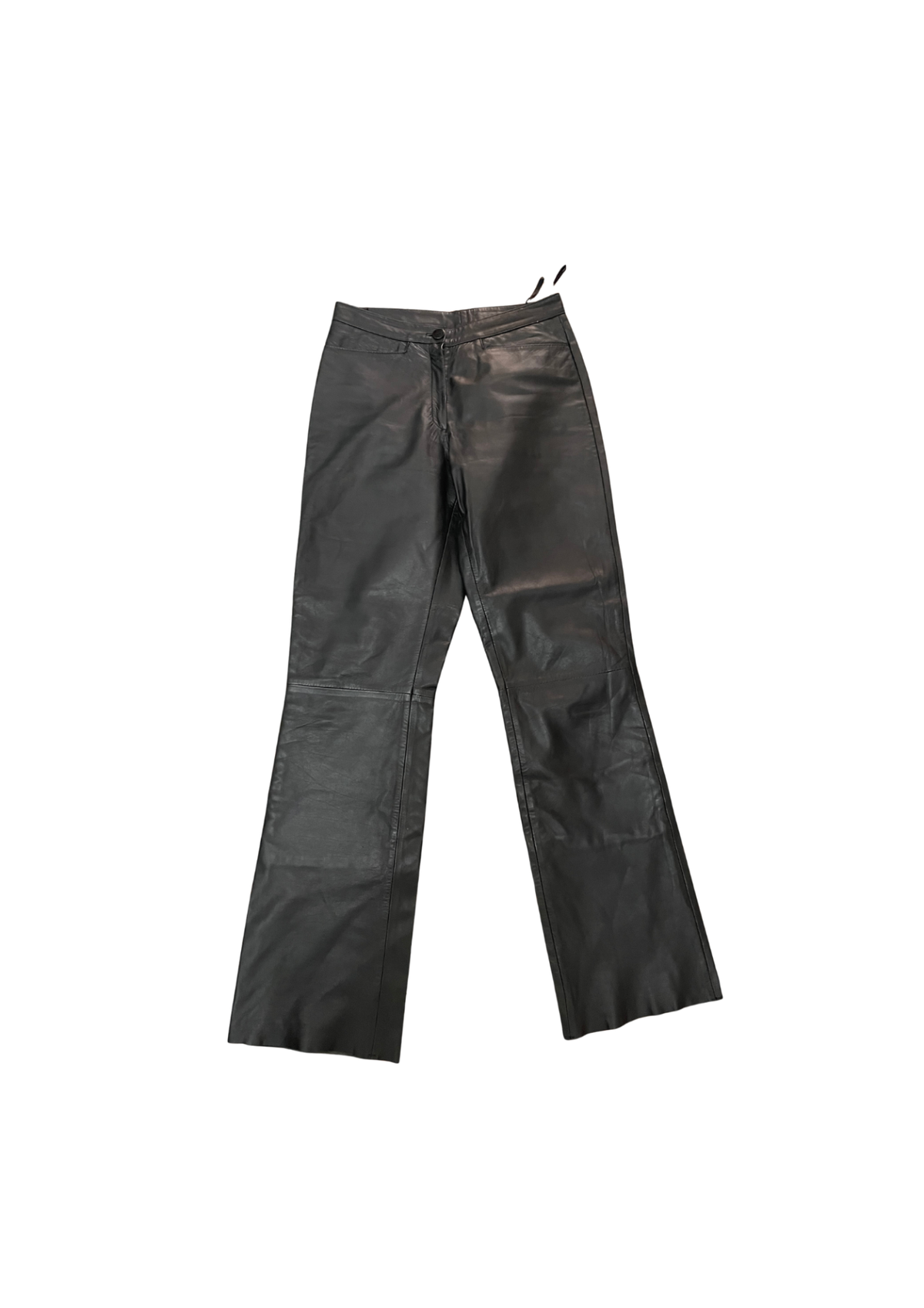 Black Leather Pants 38